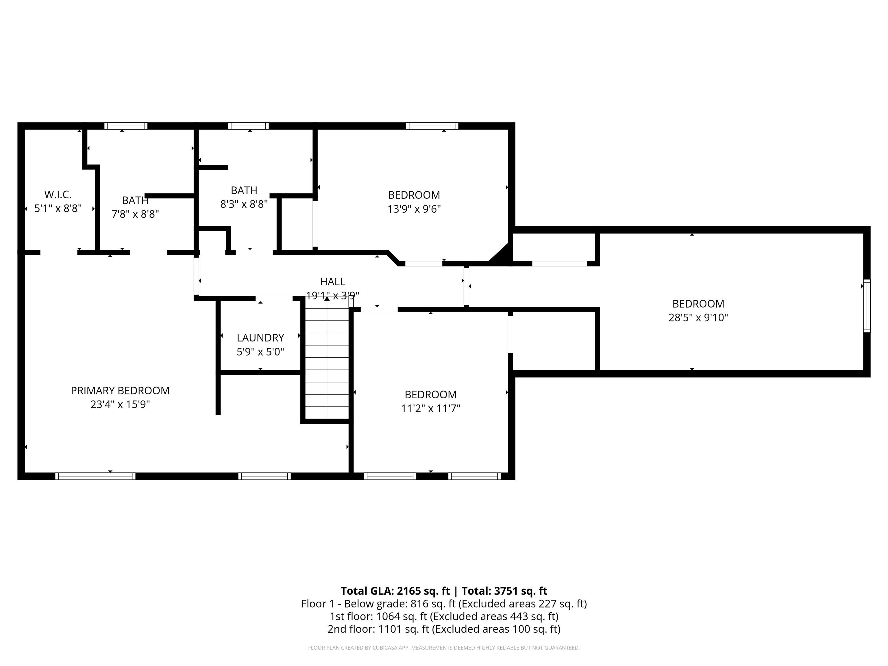 View of floor plan / room layout
