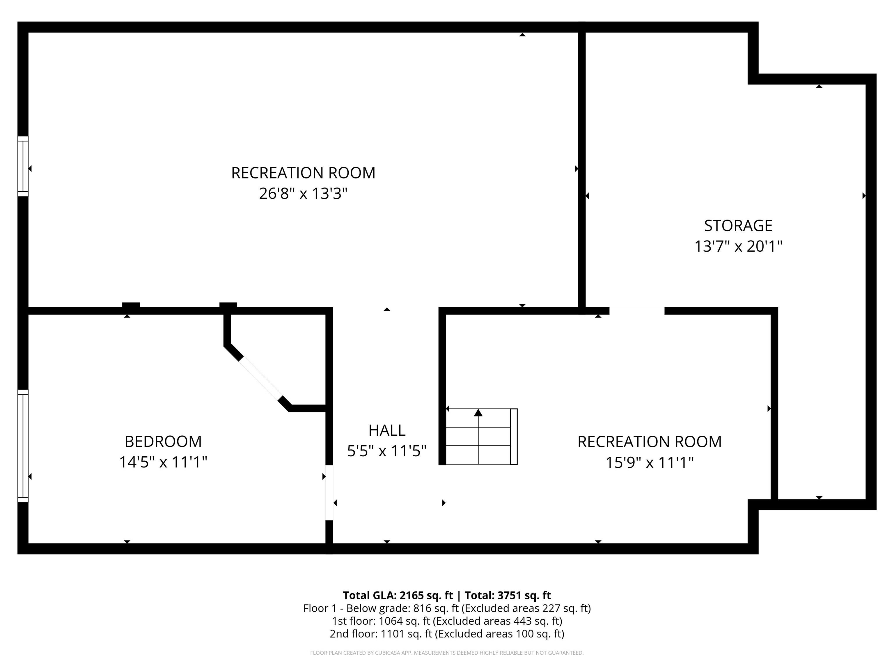 View of floor plan / room layout
