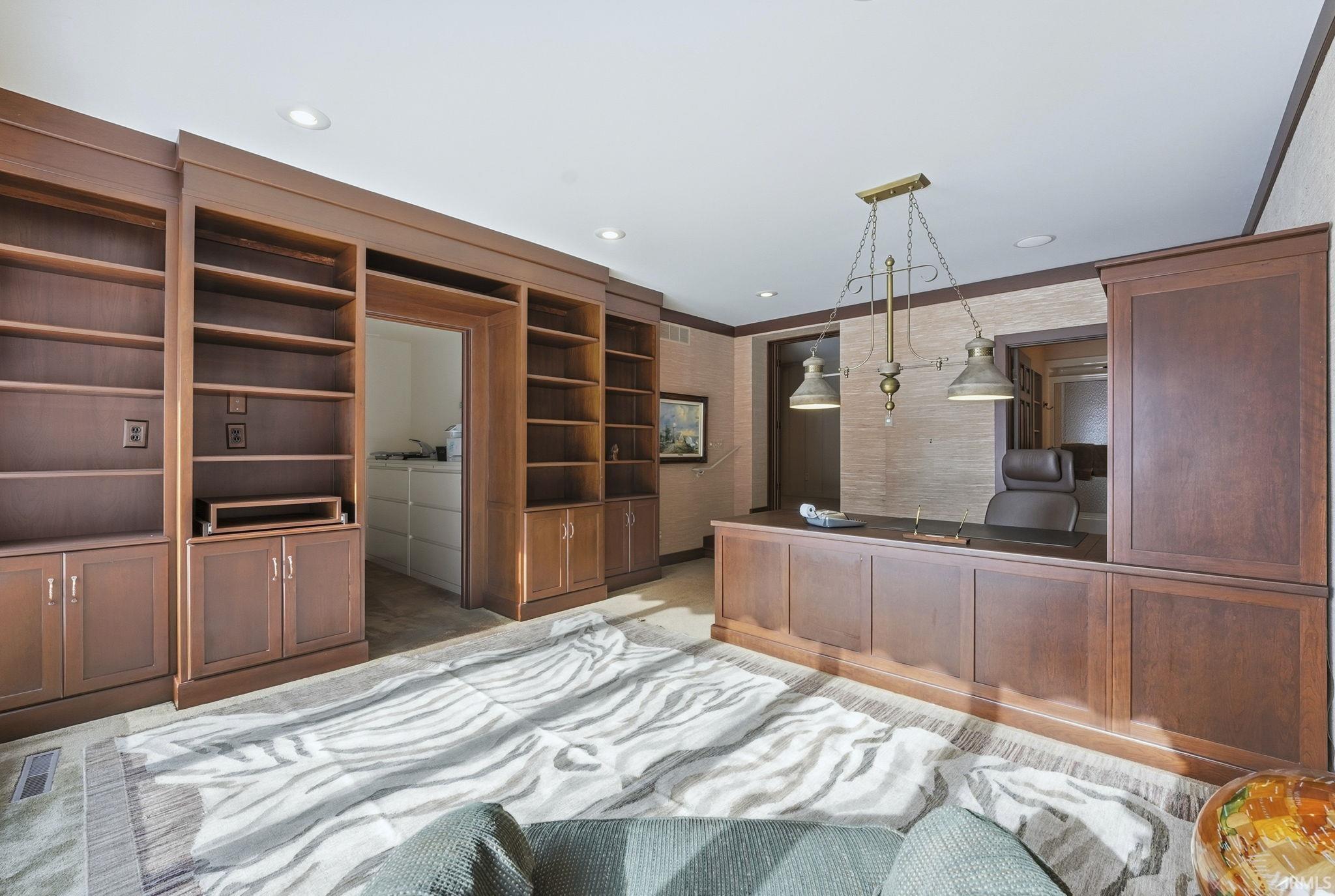 Unfurnished bedroom featuring recessed lighting