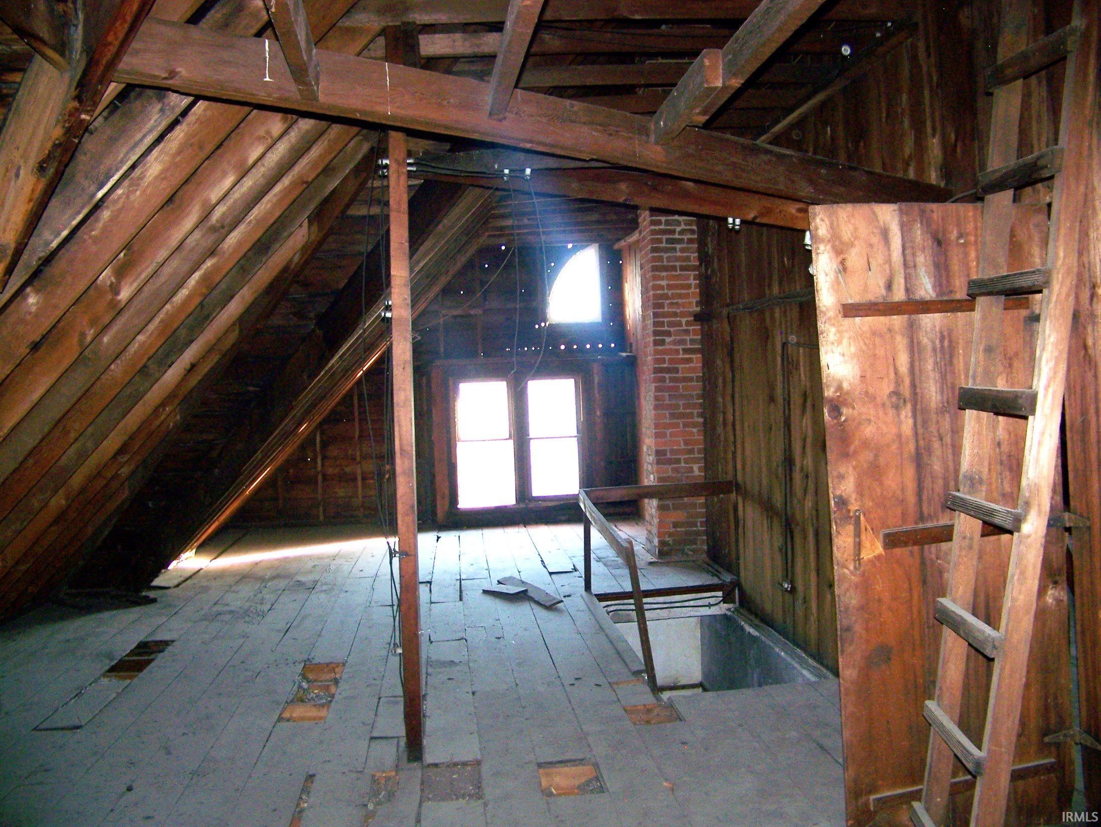 View of attic