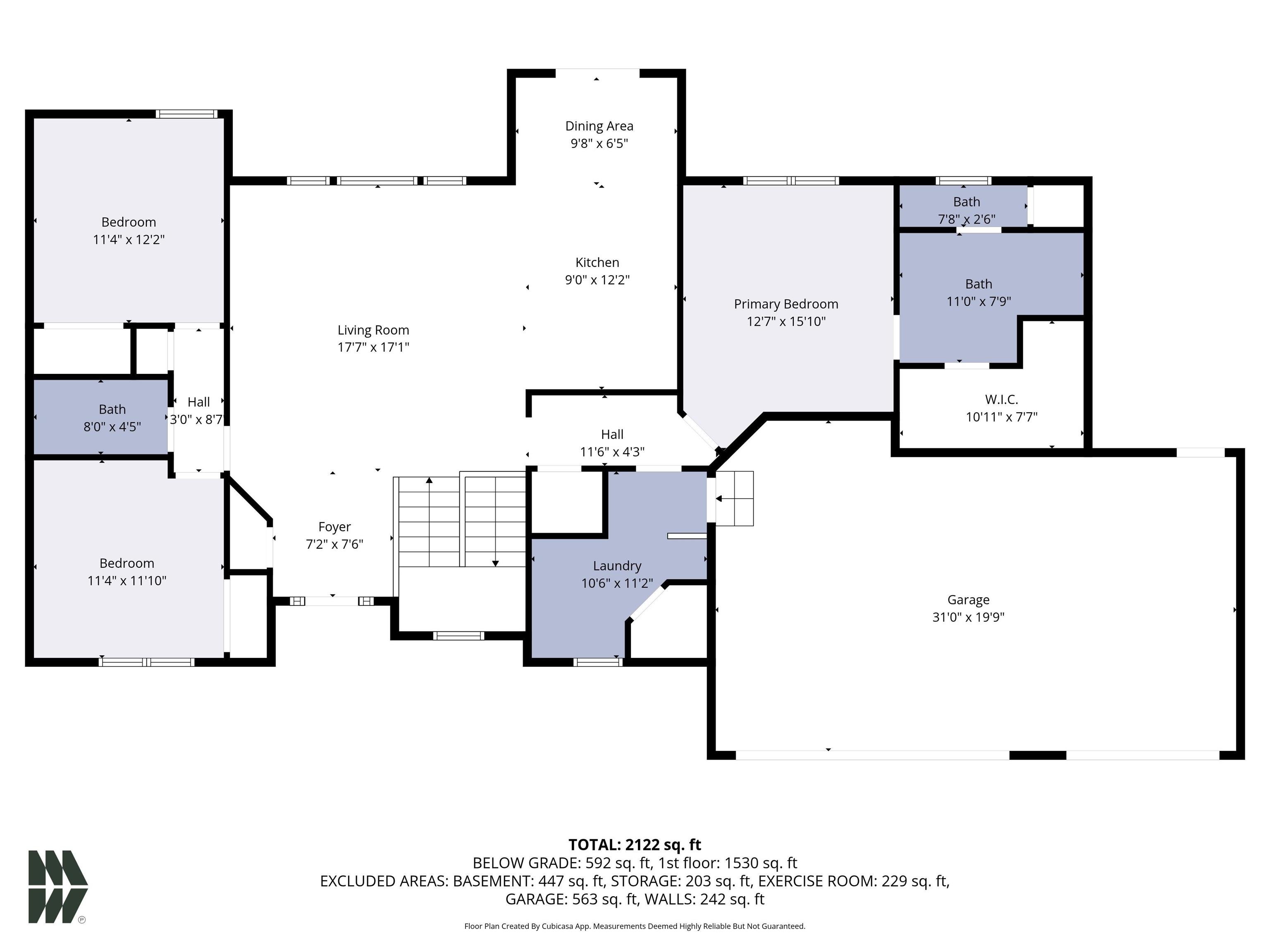 View of room layout