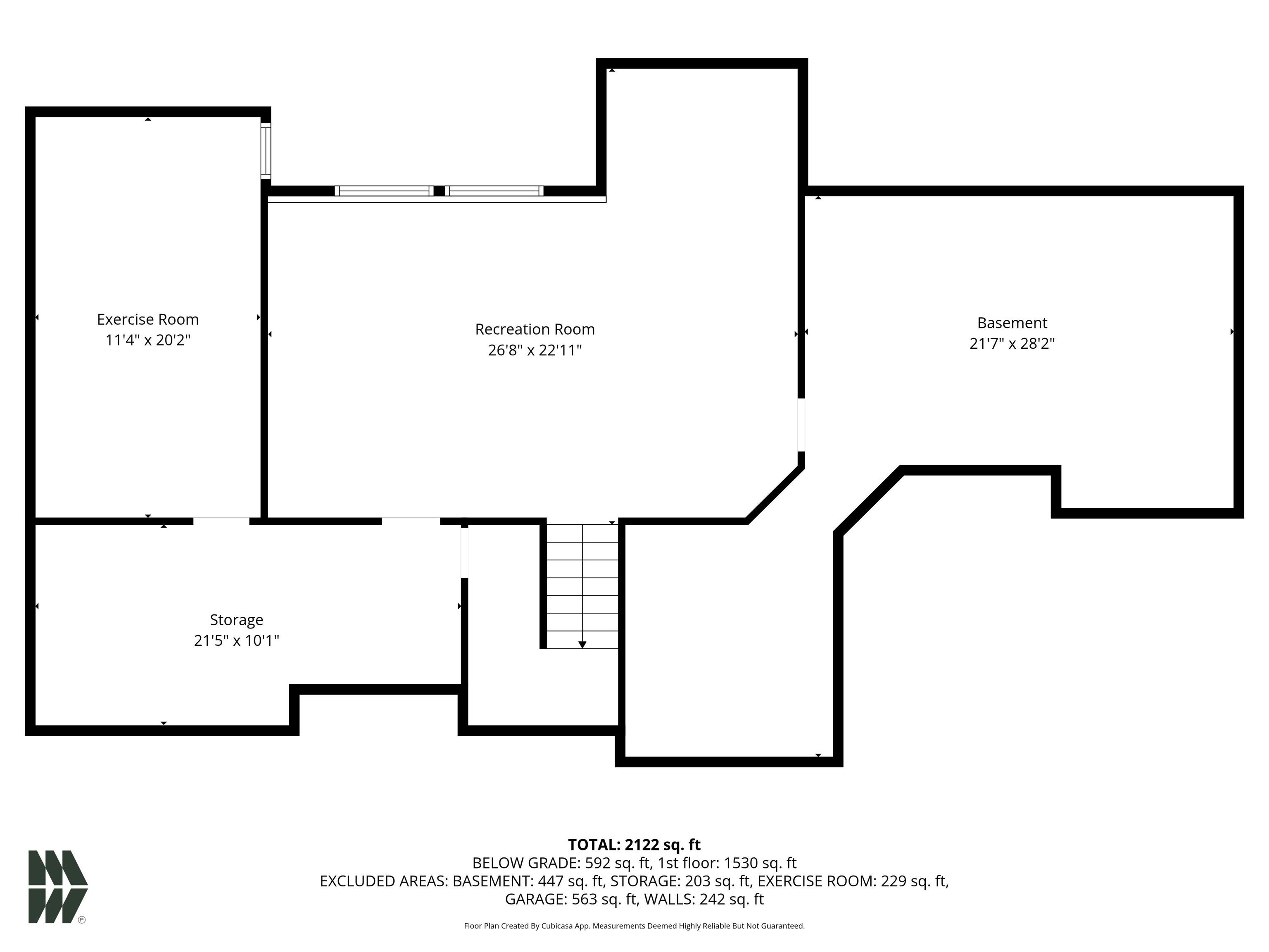 View of floor plan / room layout