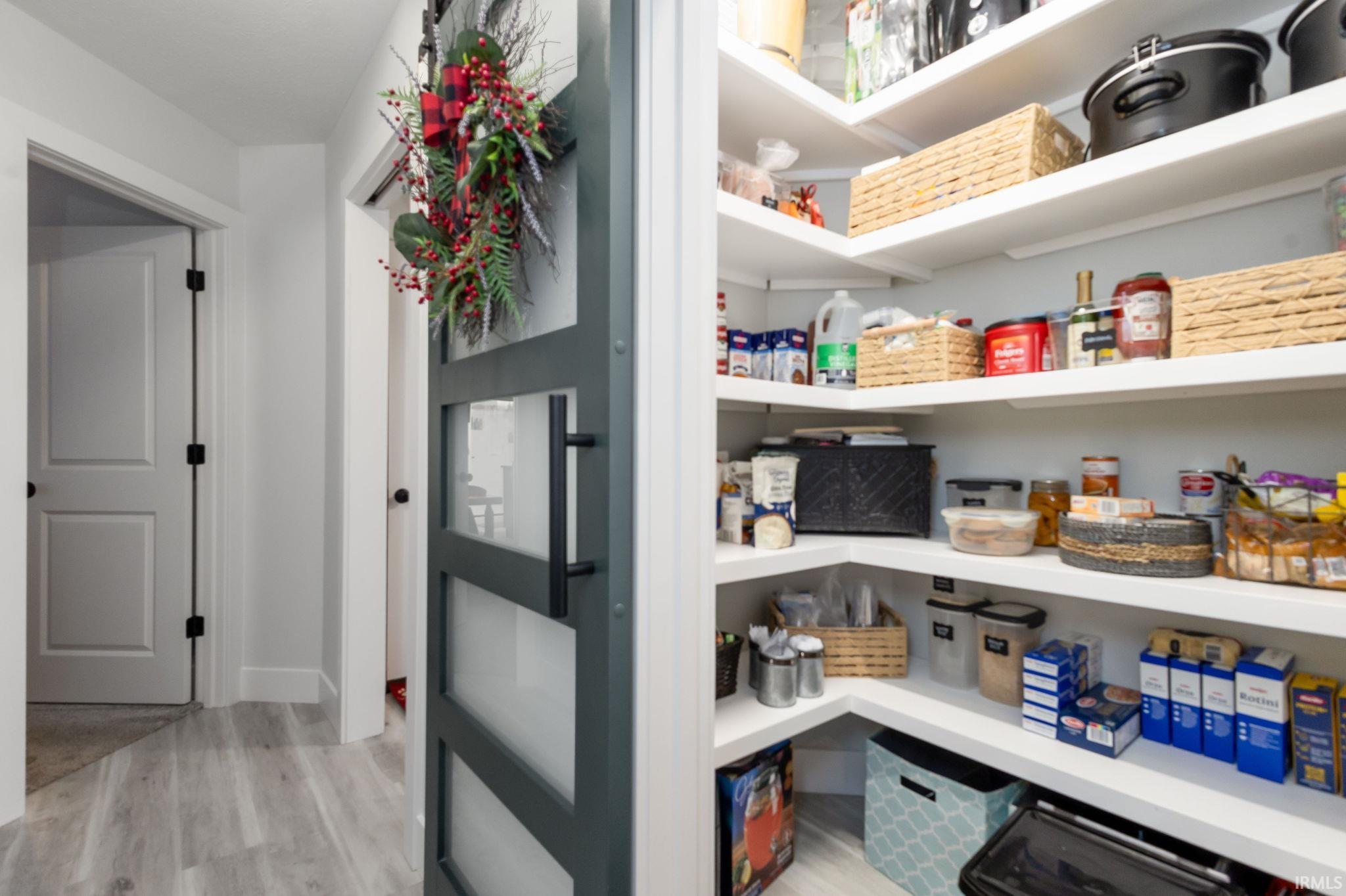 View of storage area