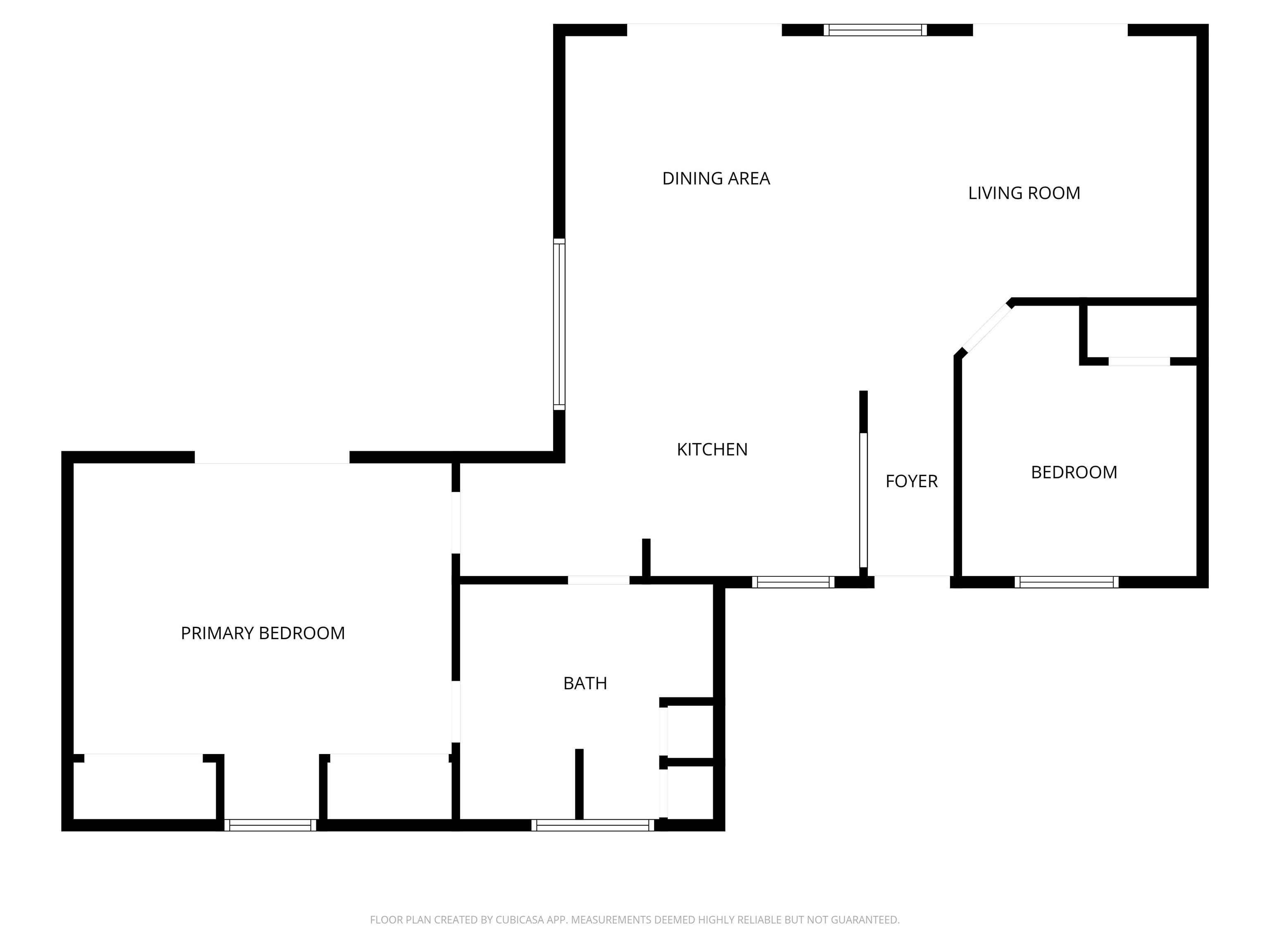 View of floor plan / room layout