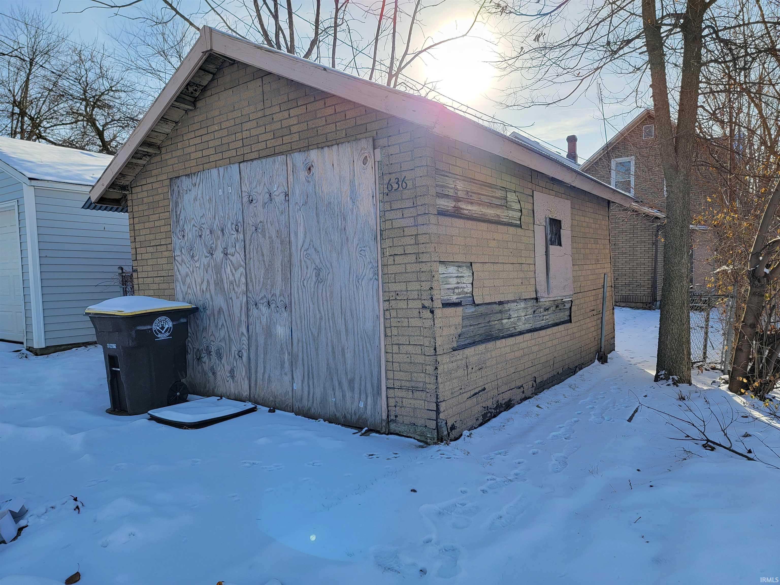 View of snow covered structure