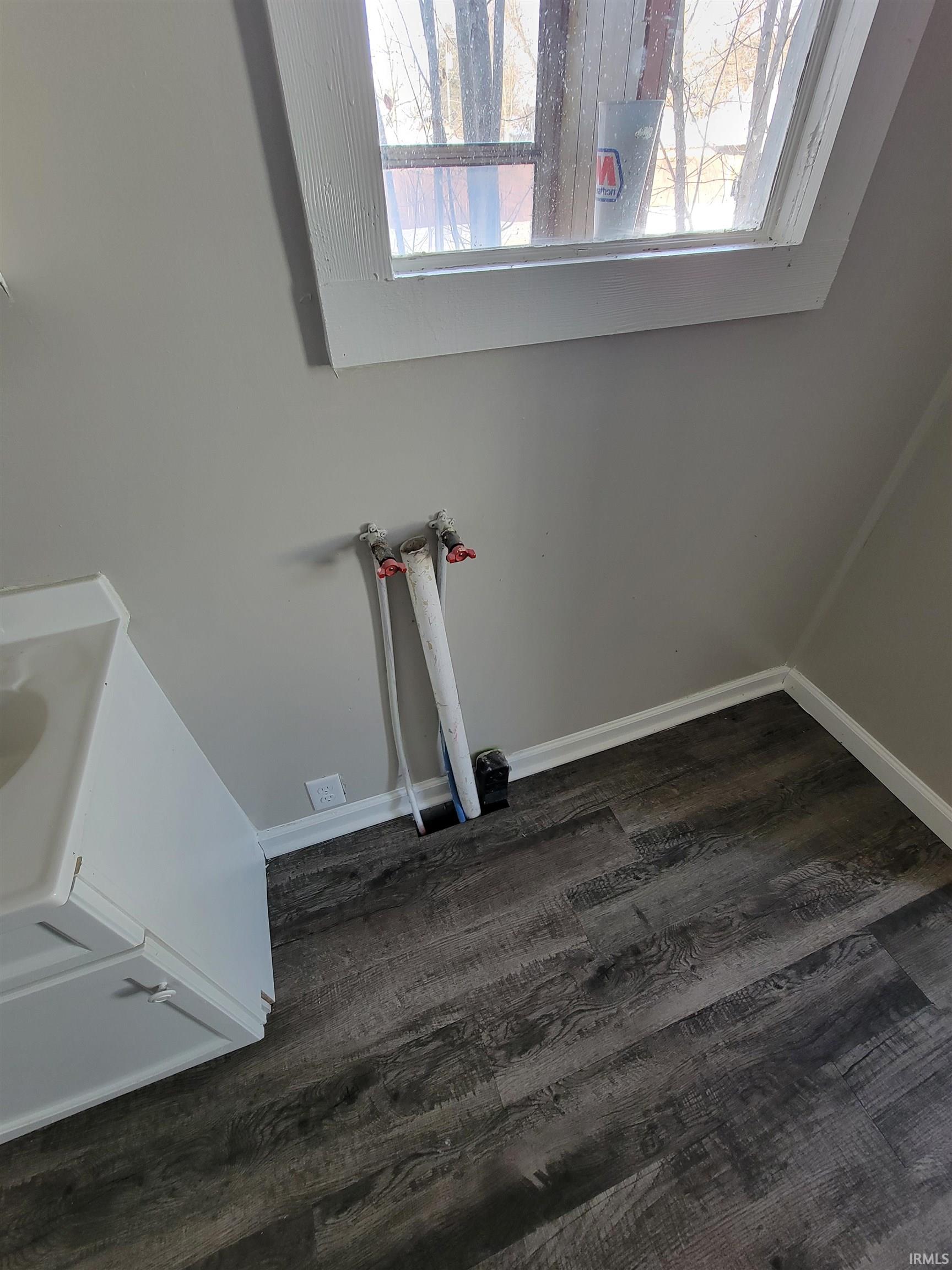 Detailed view of wood finished floors