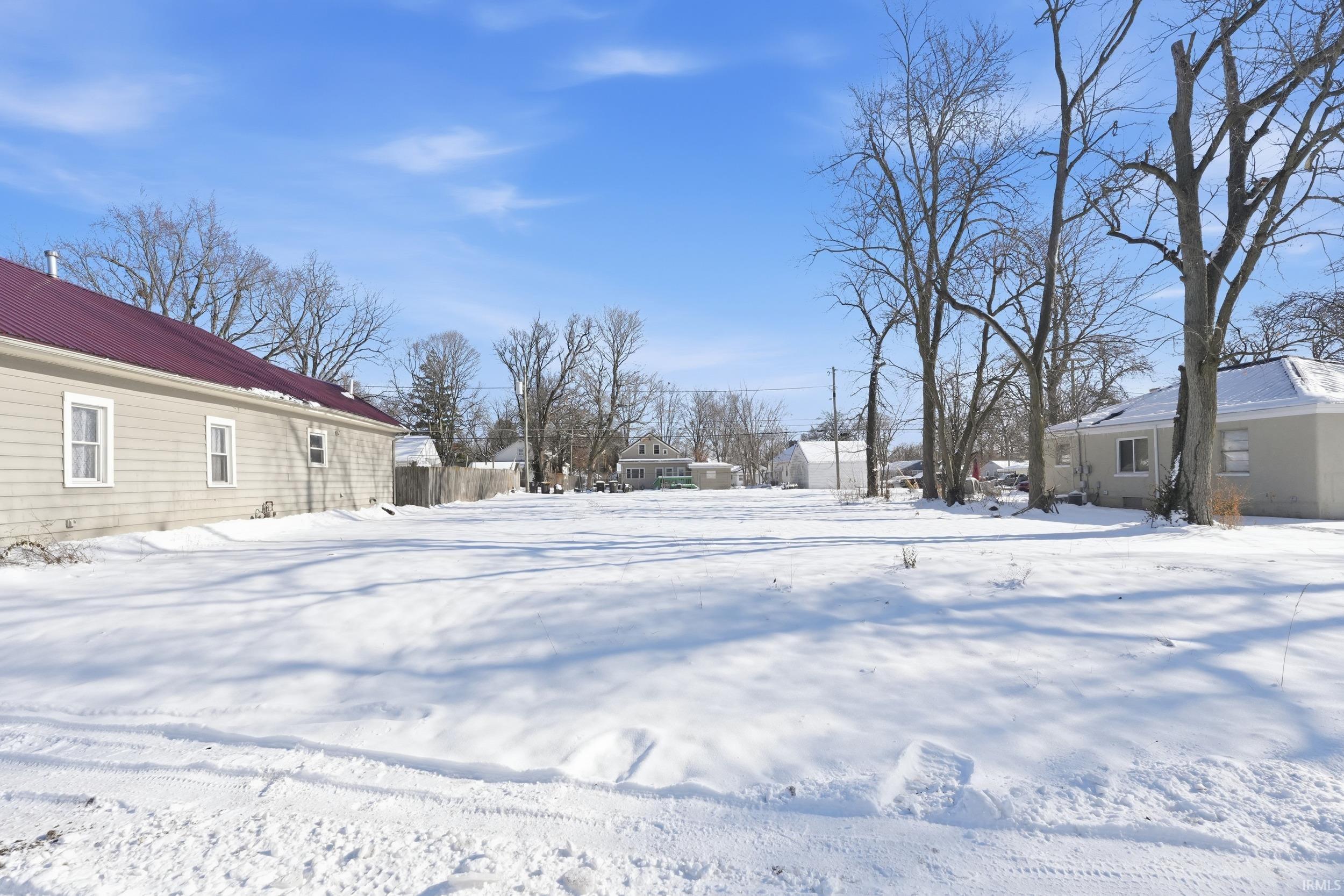View of snowy yard