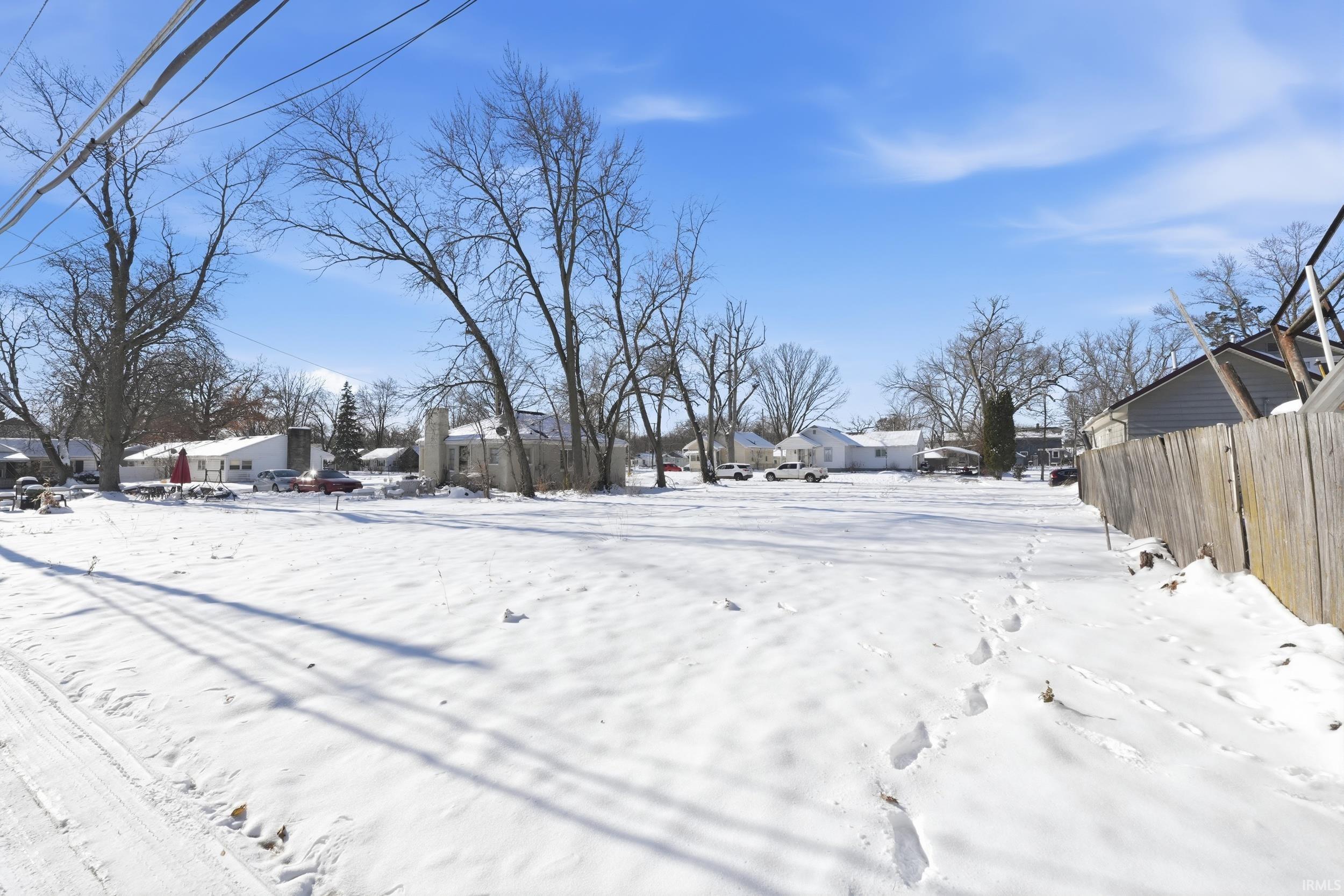 View of snowy yard