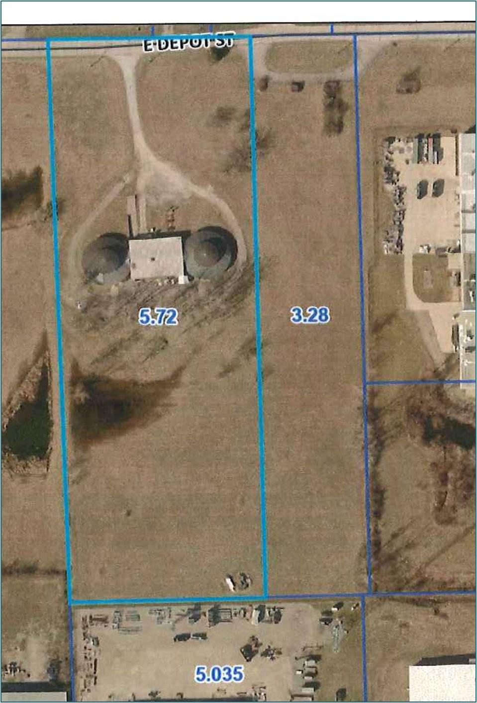 Map of property location with property boundaries highlighted