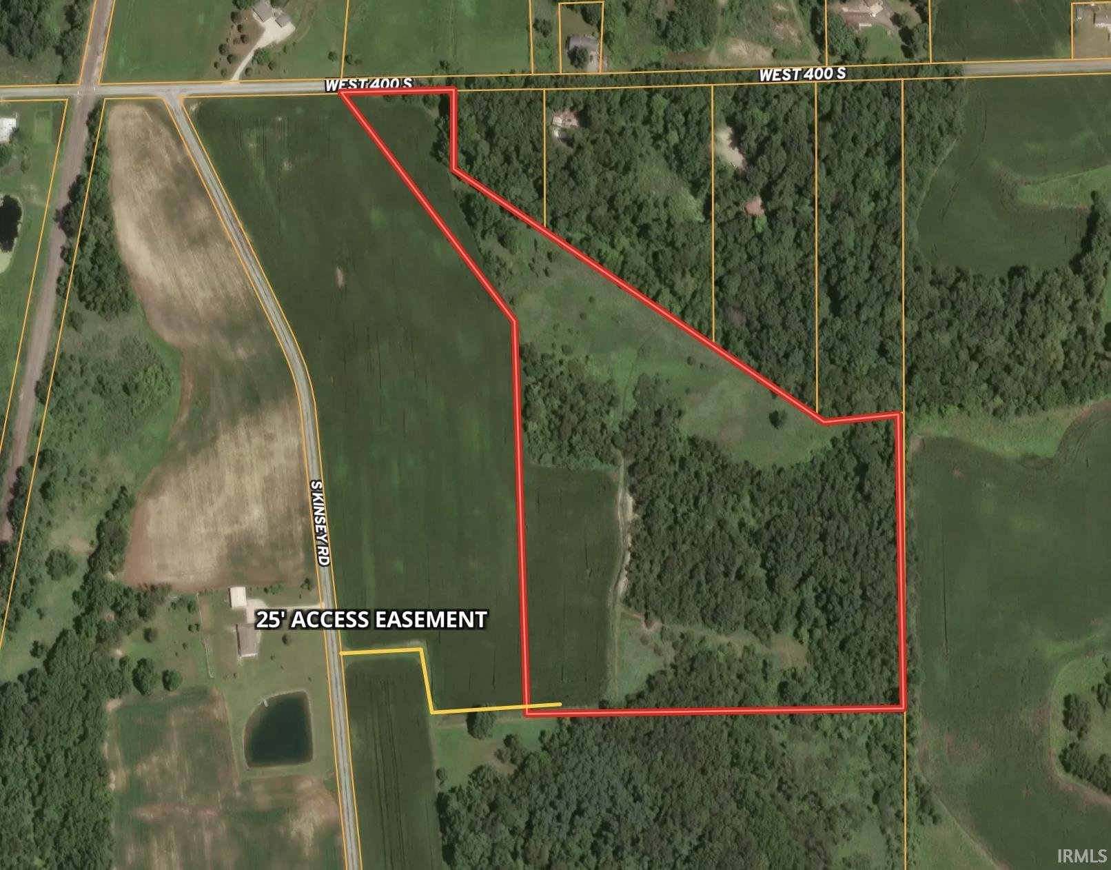 Map / location featuring property parcel outlined