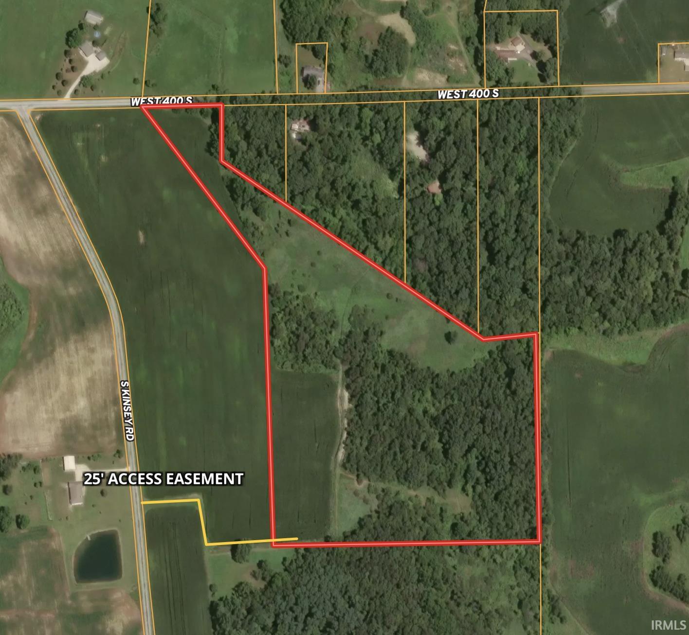 Map / location with property boundaries highlighted