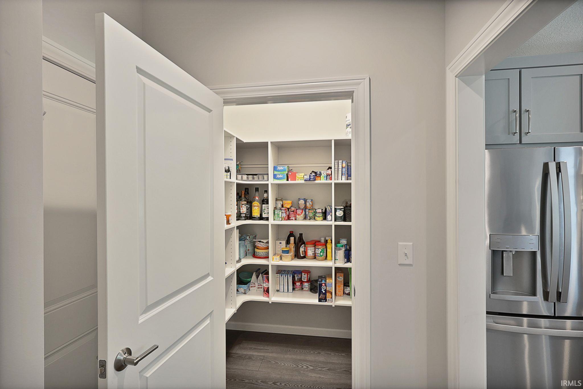 View of storage area