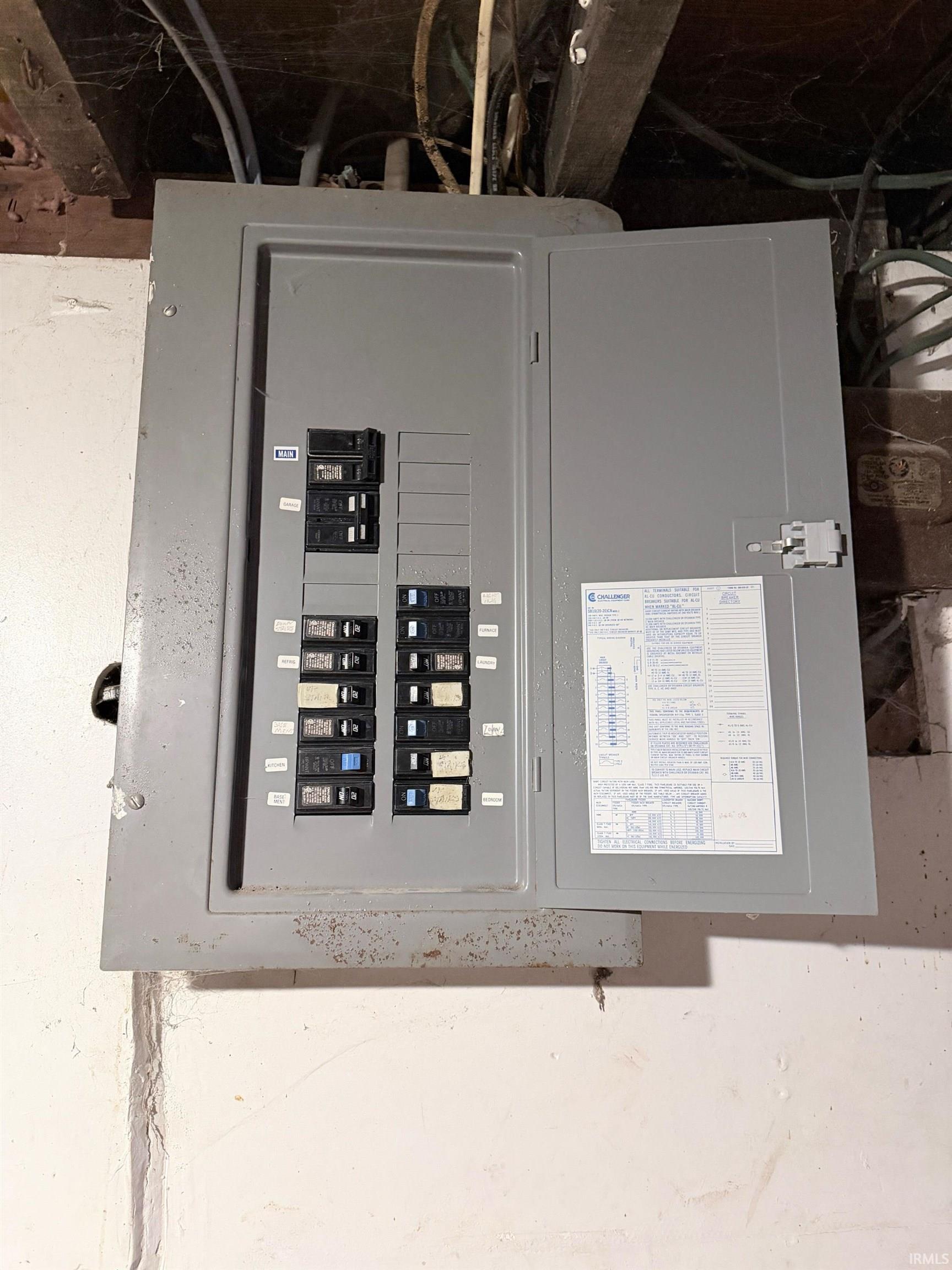 Utilities with electric panel