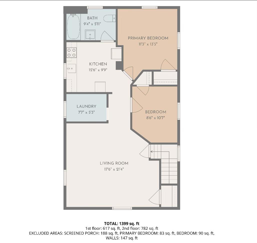 View of floor plan / room layout