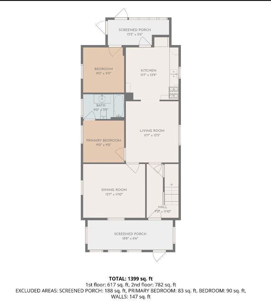 View of floor plan / room layout