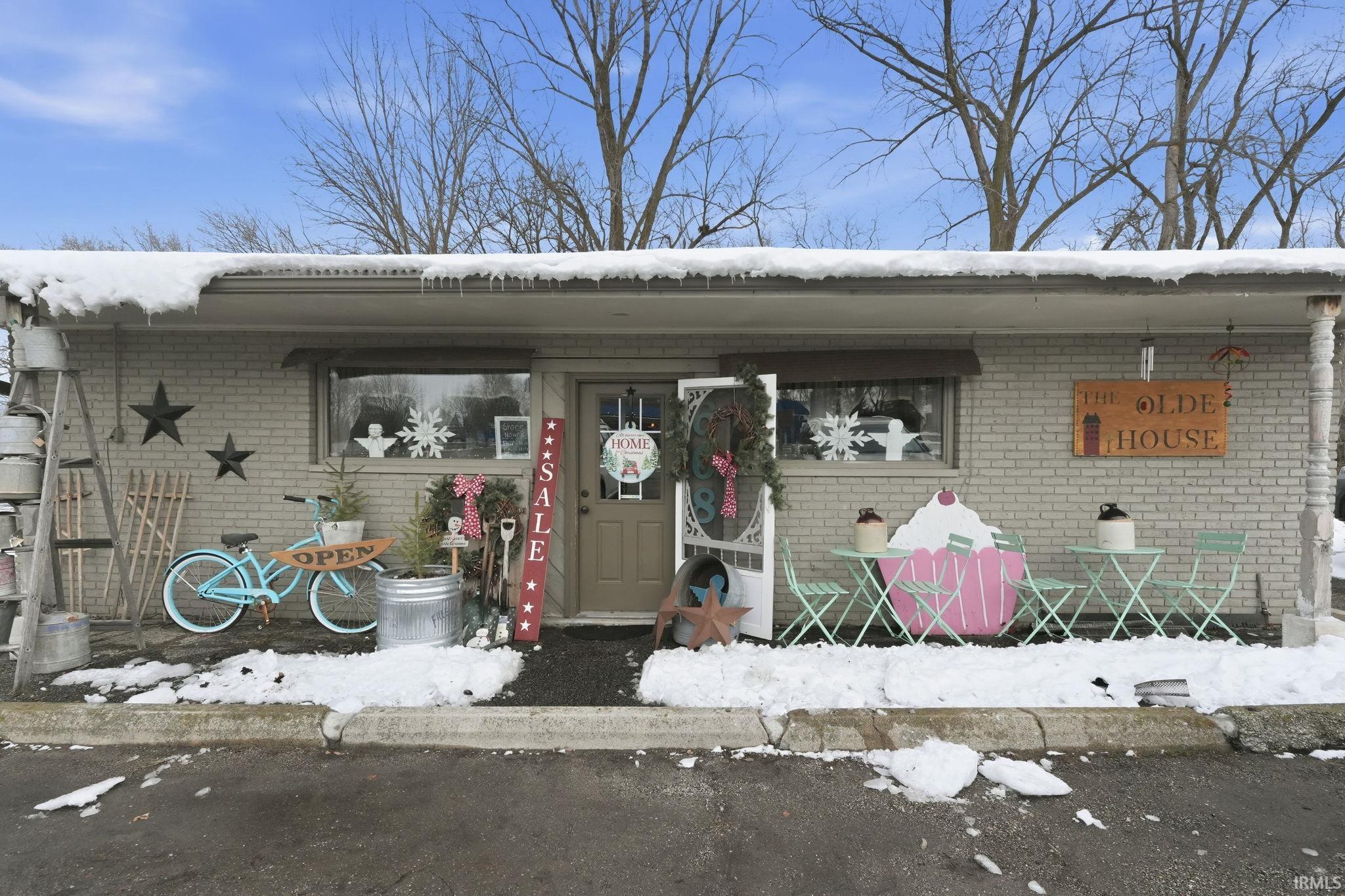 View of front facade with brick siding