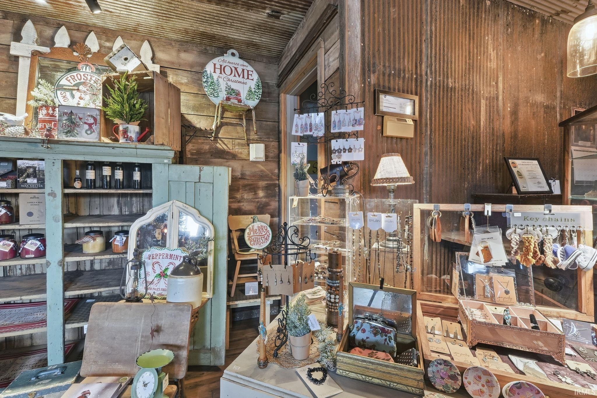Miscellaneous room with wooden walls