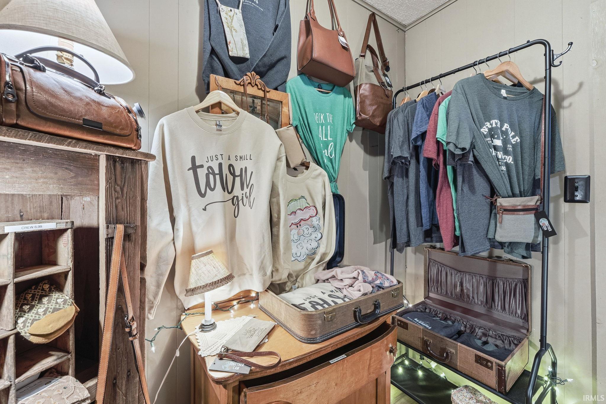 View of spacious closet