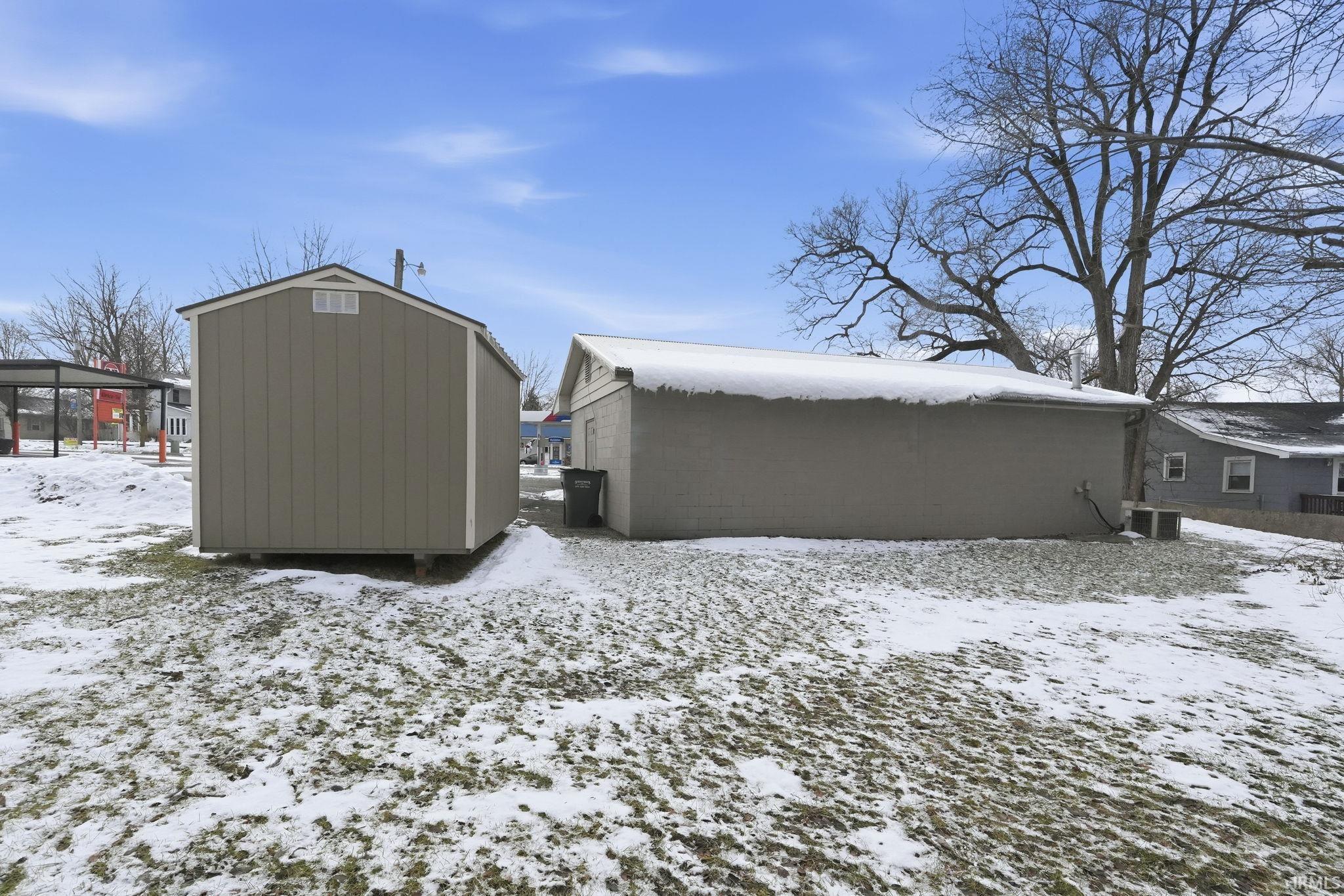 View of snow covered structure