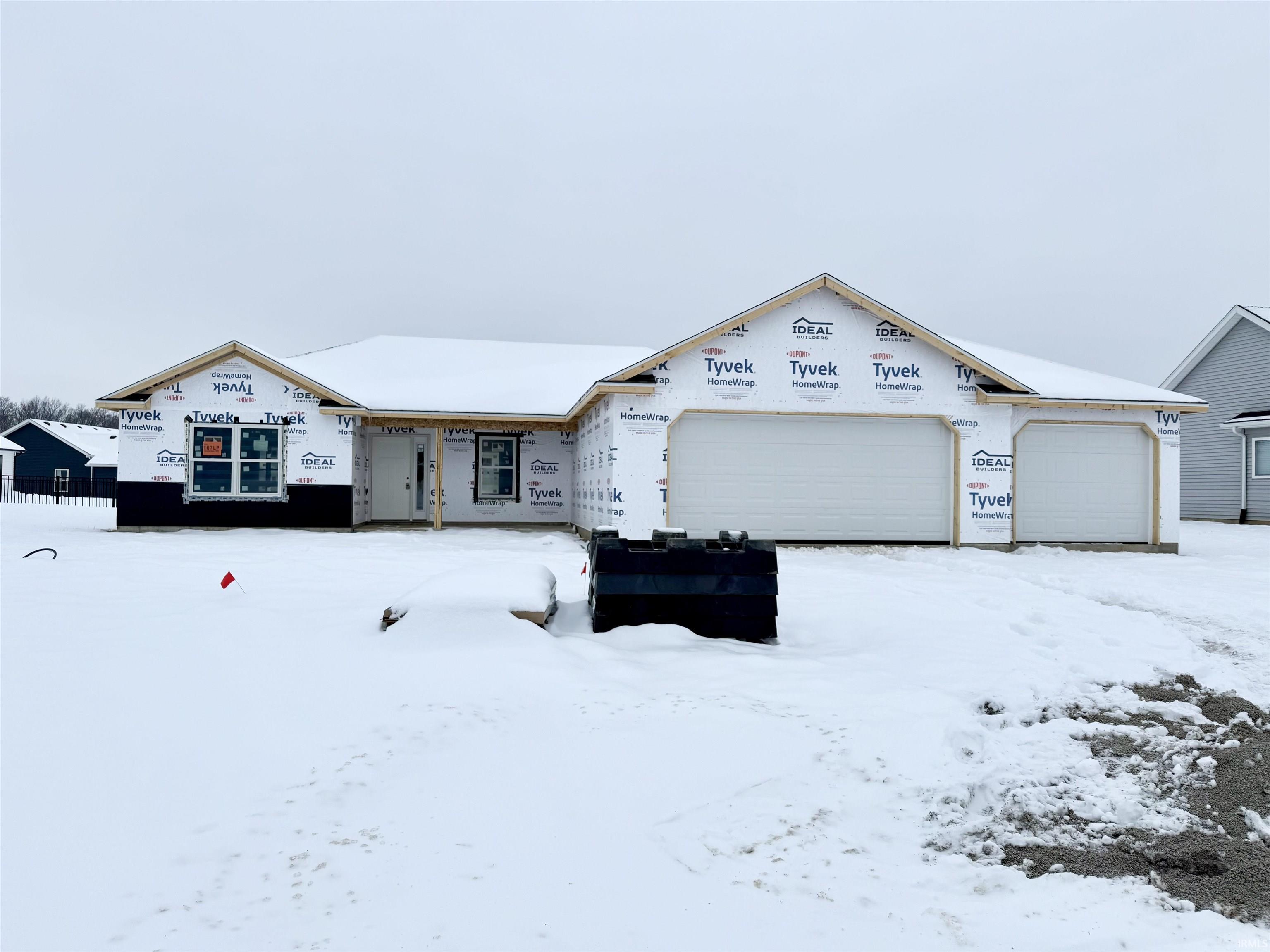 View of property in mid-construction