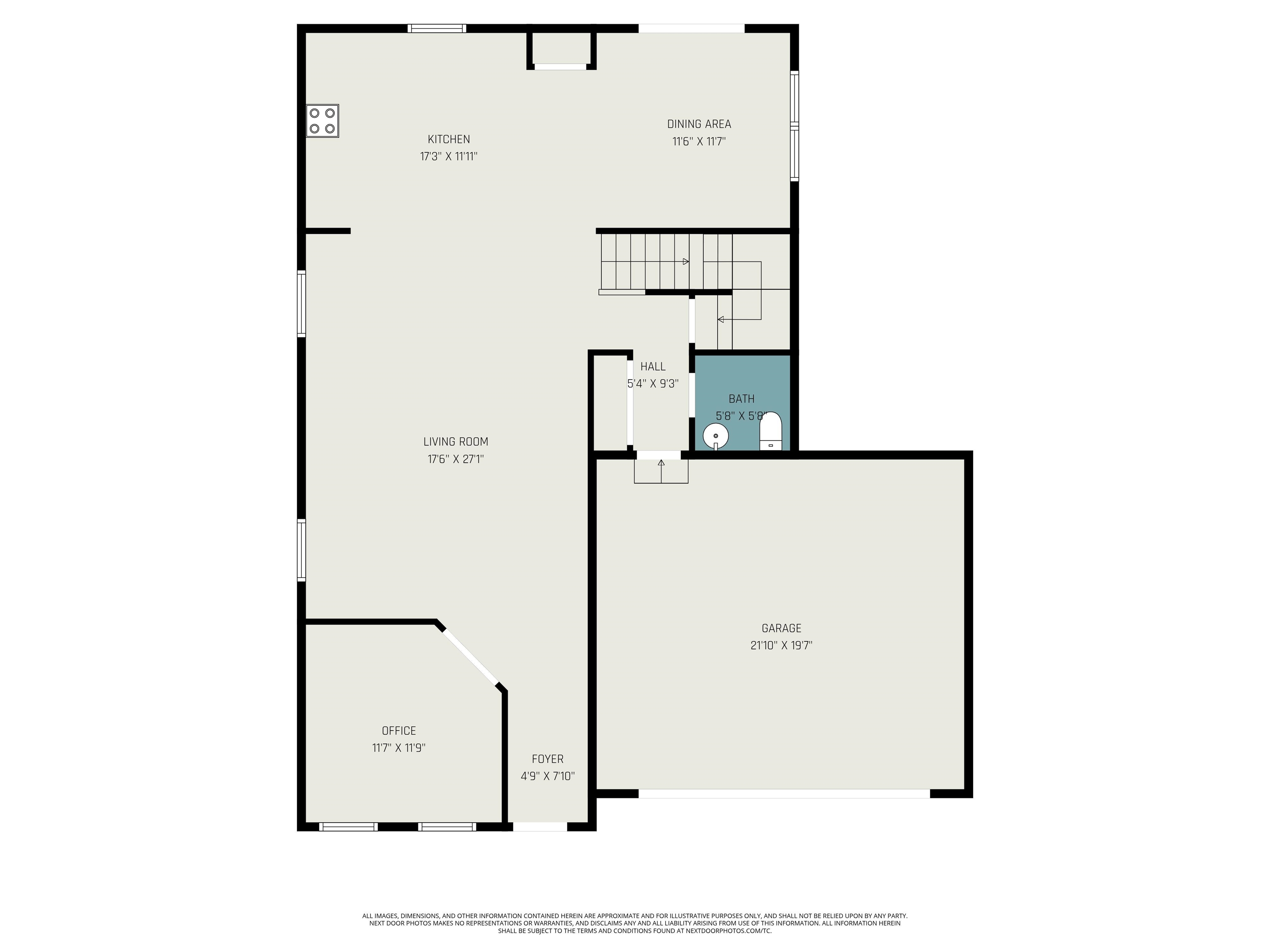 View of room layout