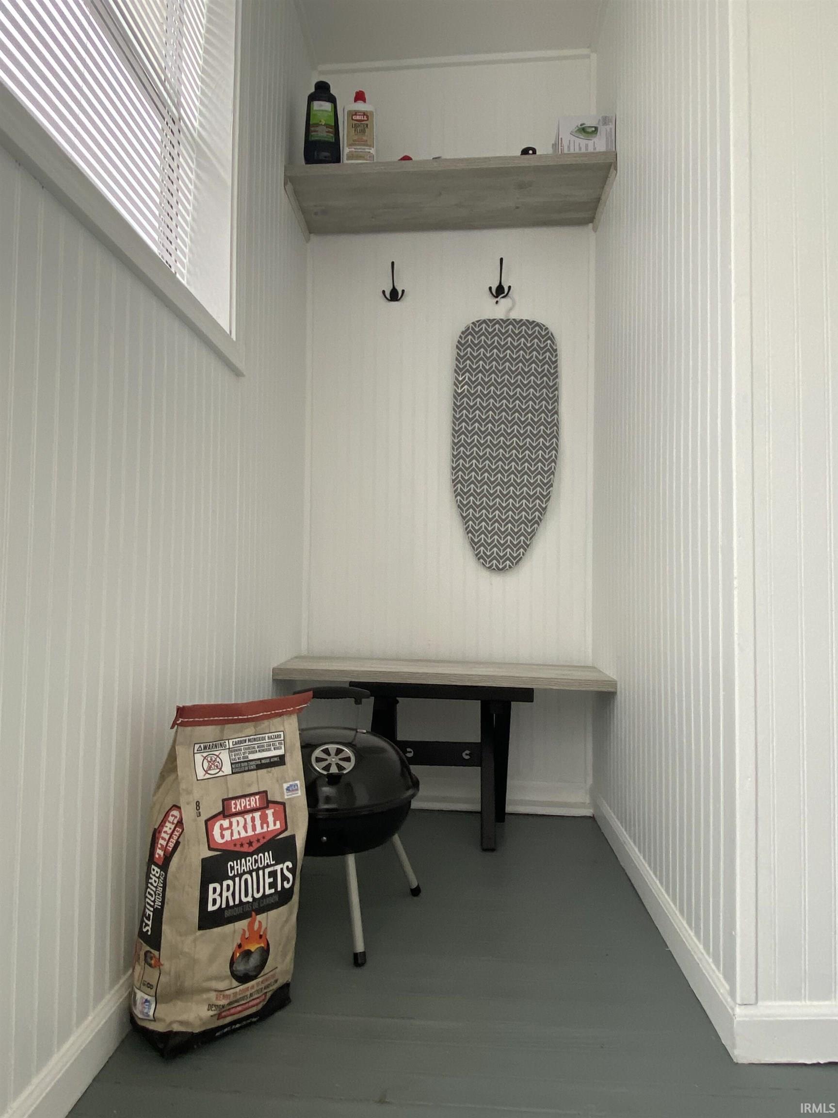 Mudroom featuring baseboards
