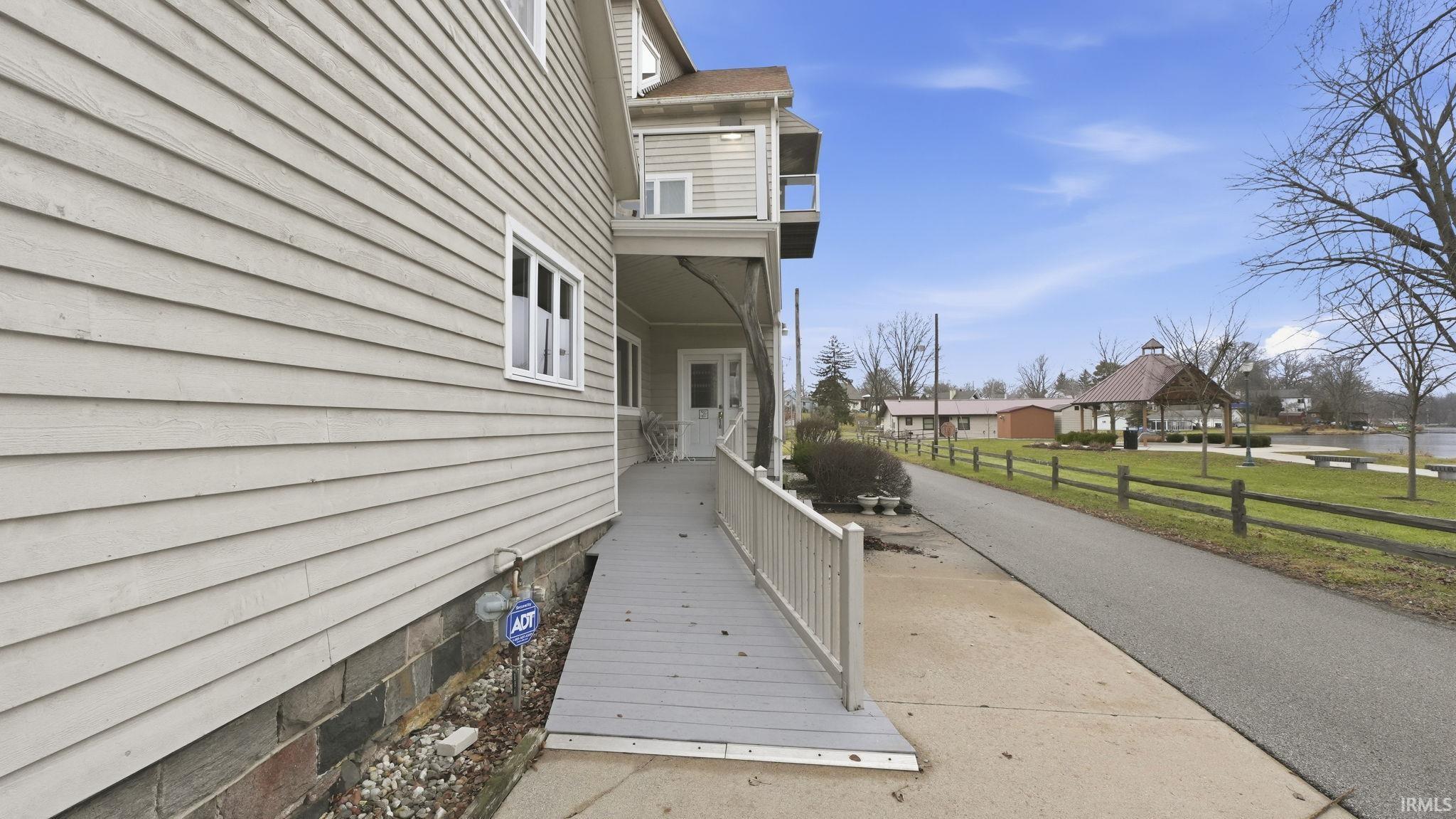 View of wooden porch