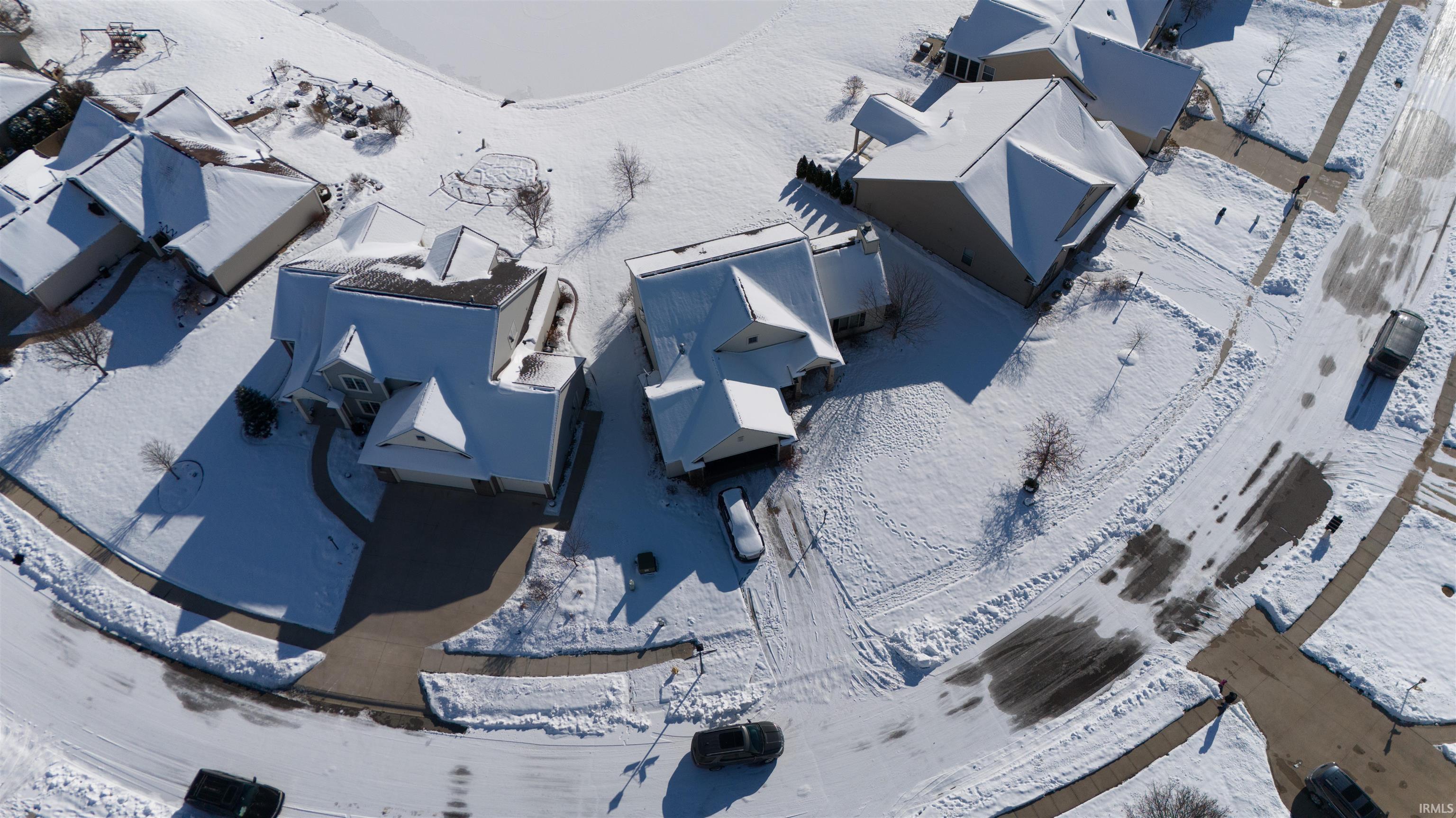 Aerial overview of property's location