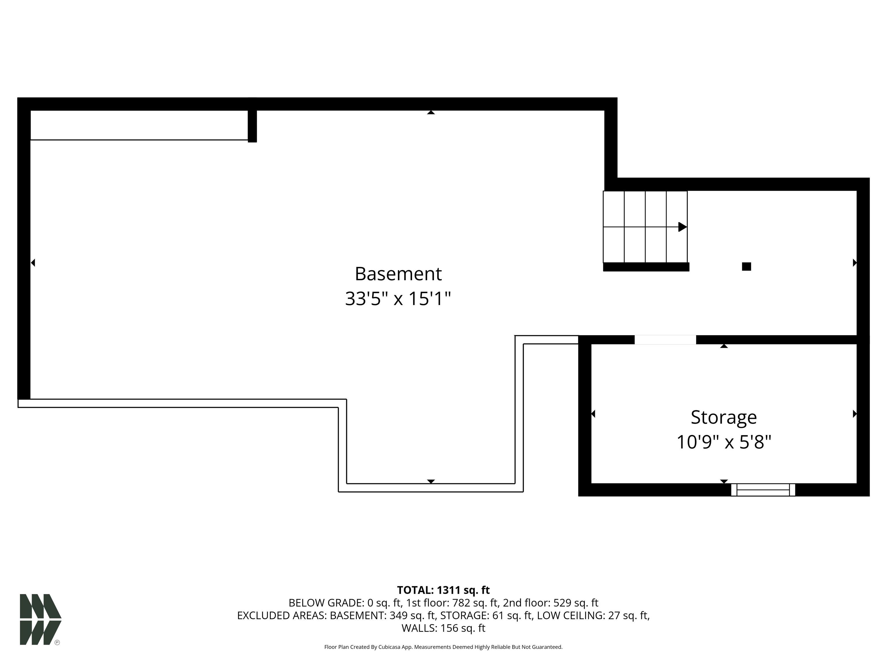 View of room layout