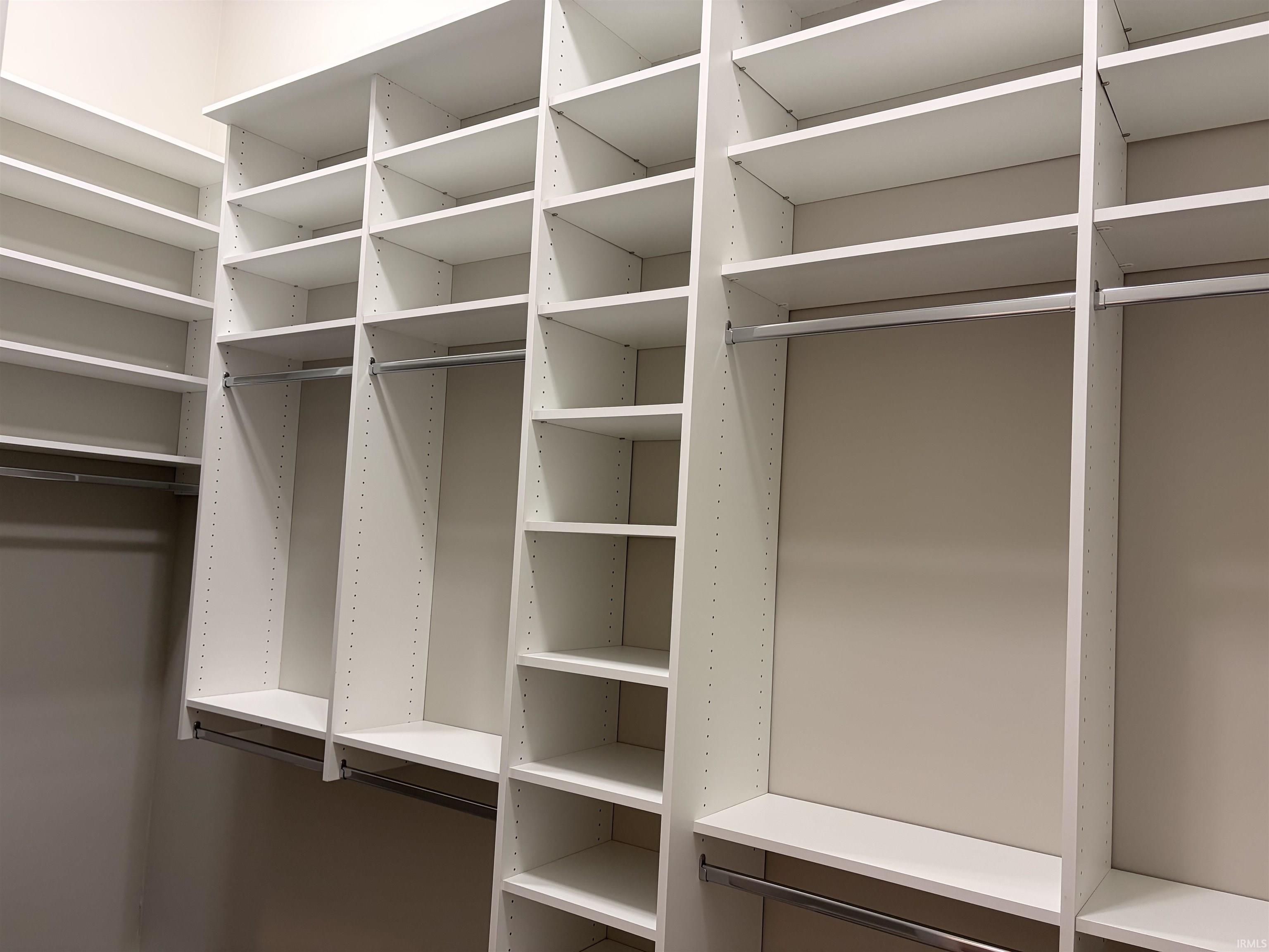 View of spacious closet