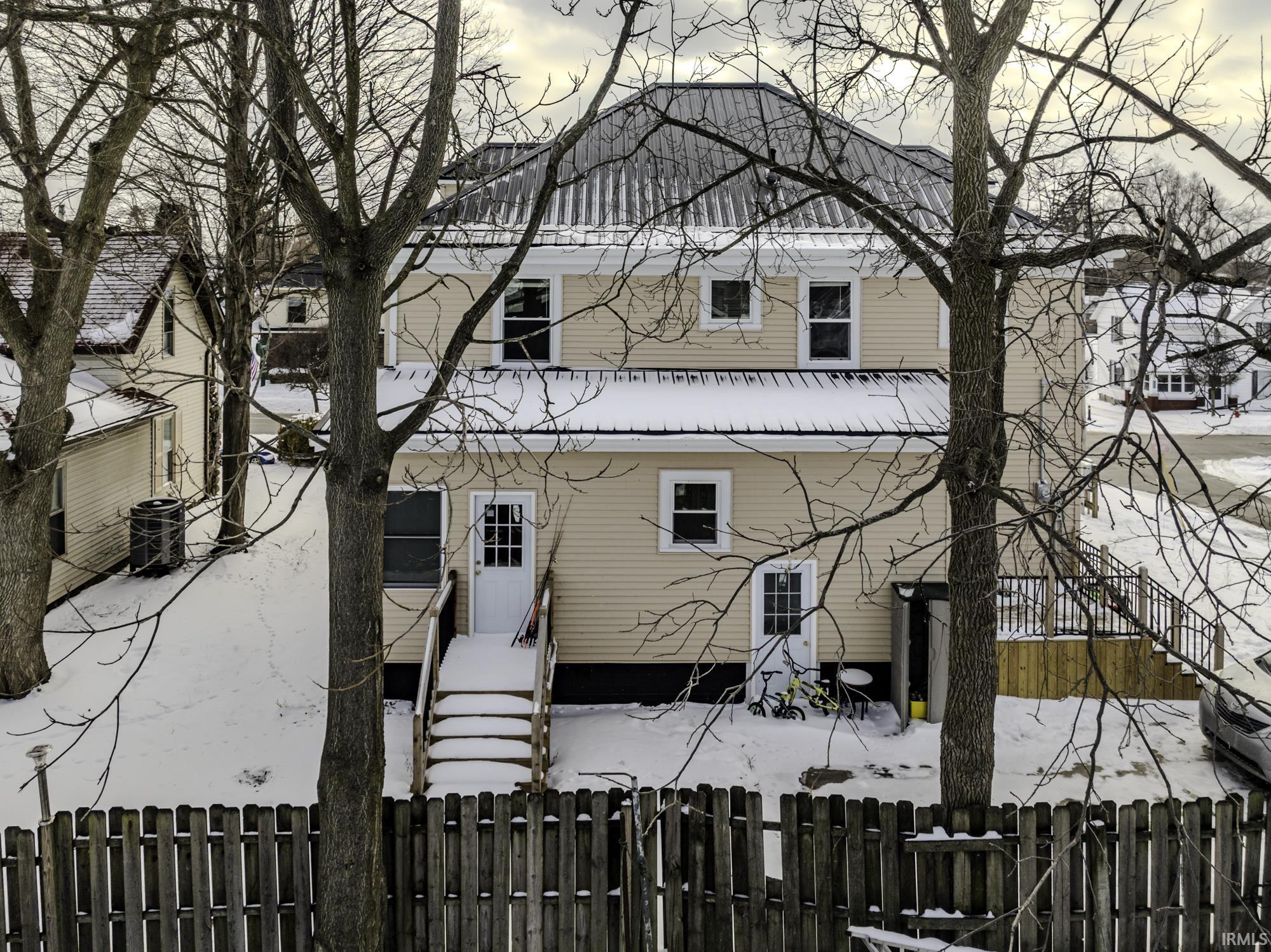 Rear view of property