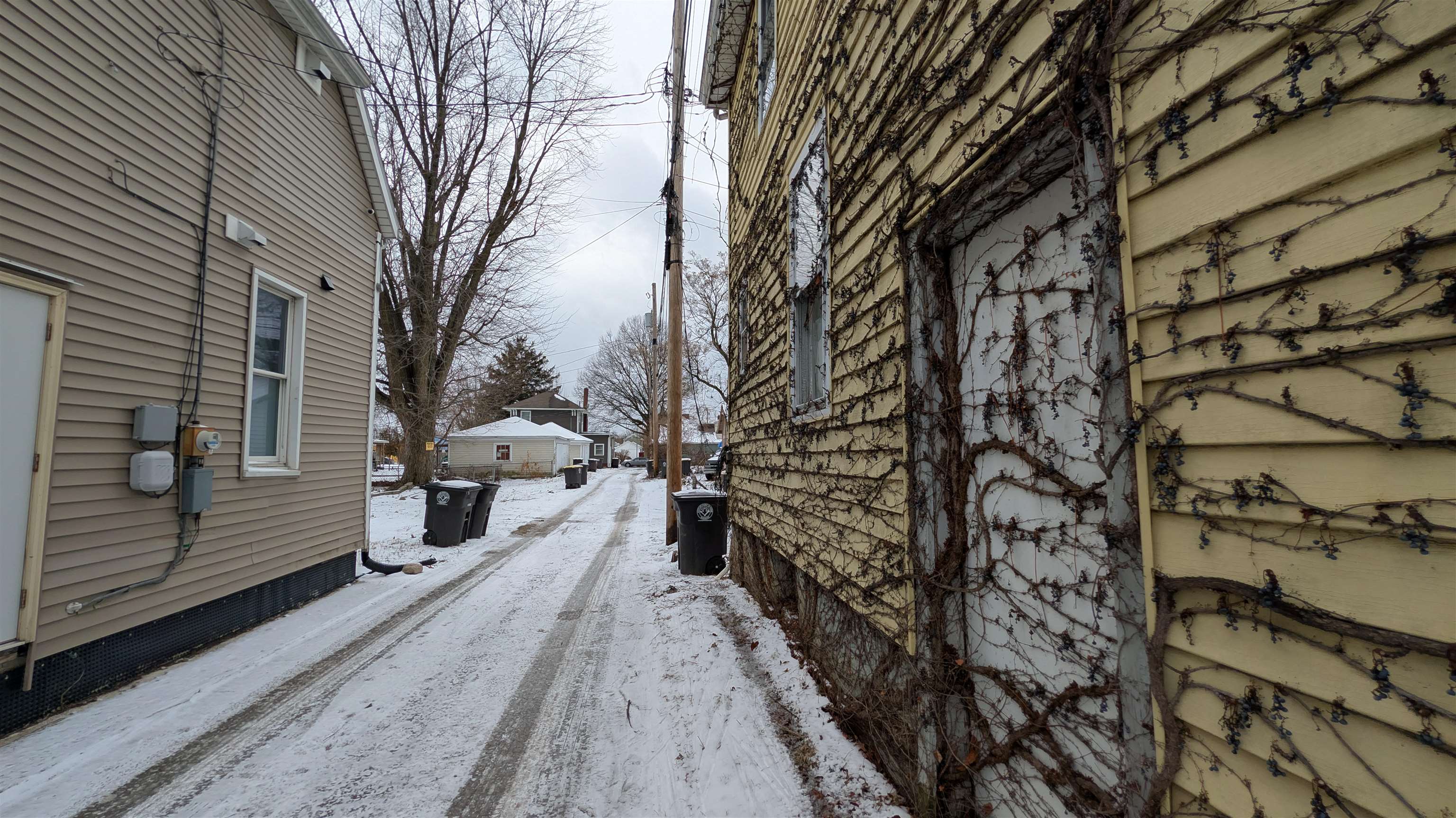 View of snow covered exterior