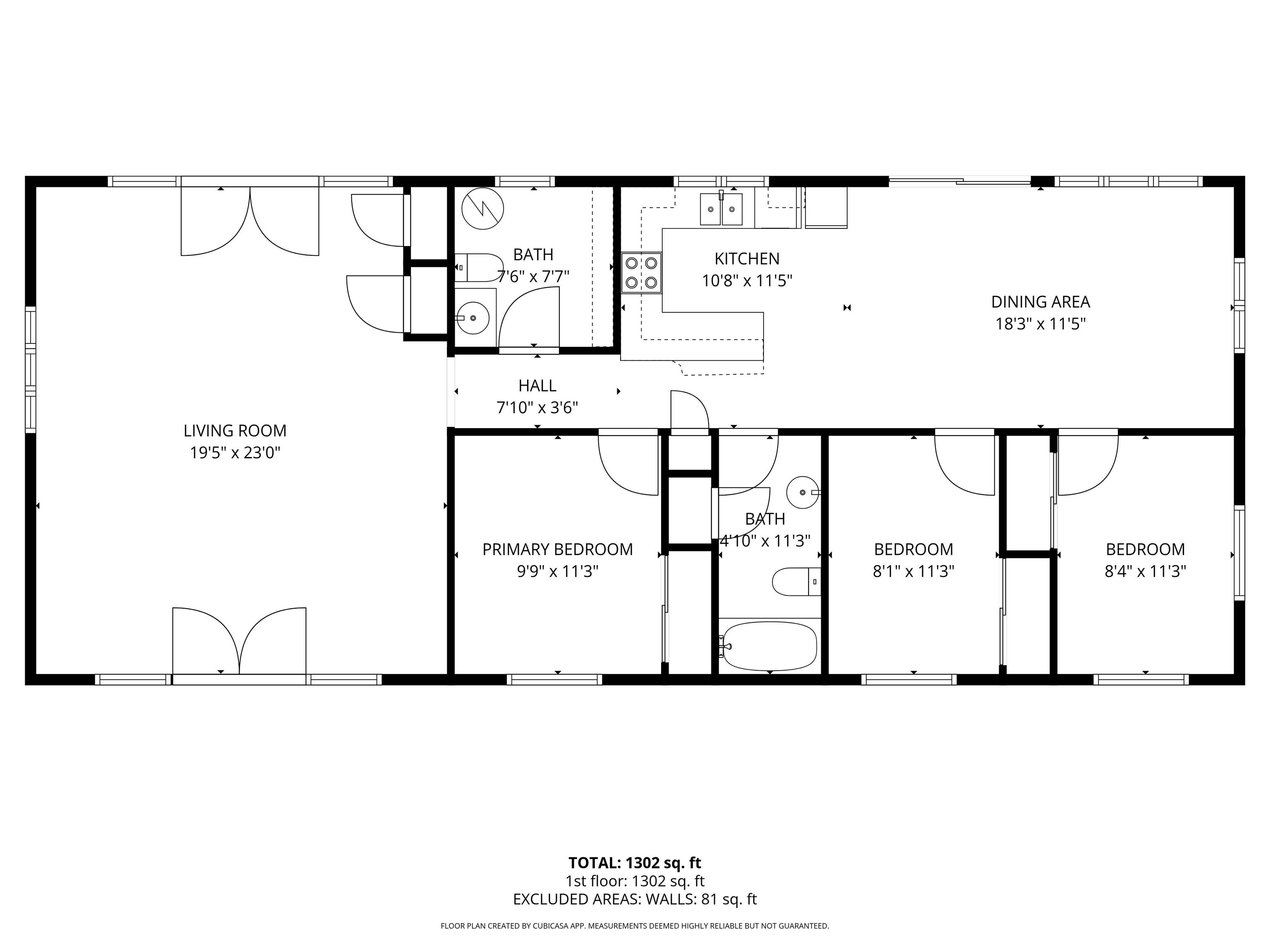 View of room layout