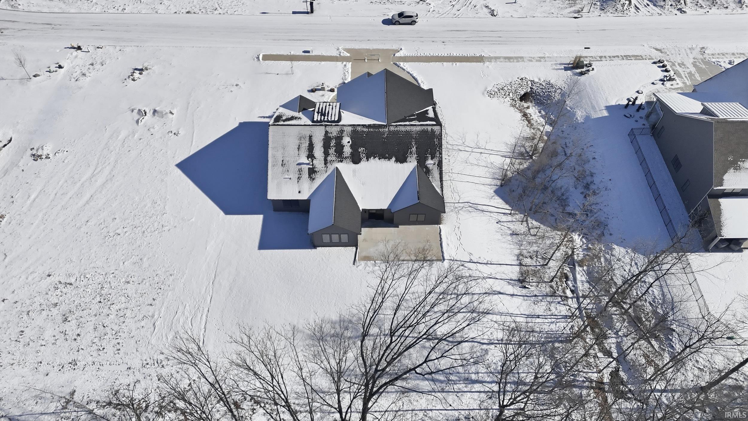 Aerial view of property and surrounding area