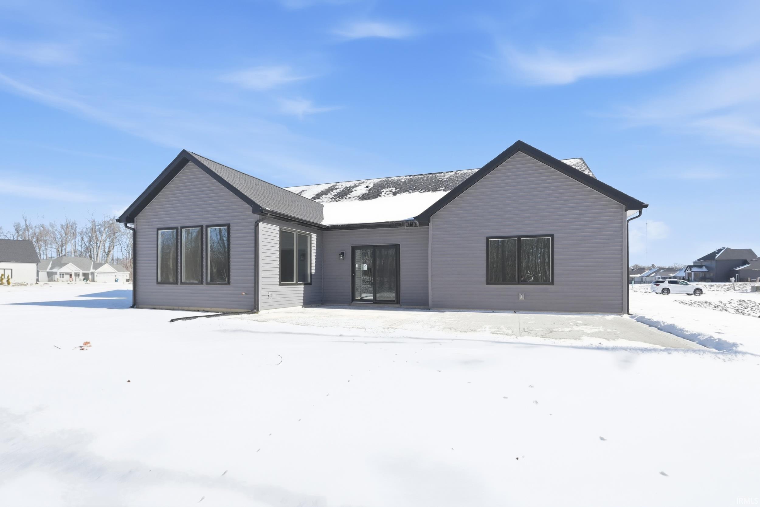 Snow covered property