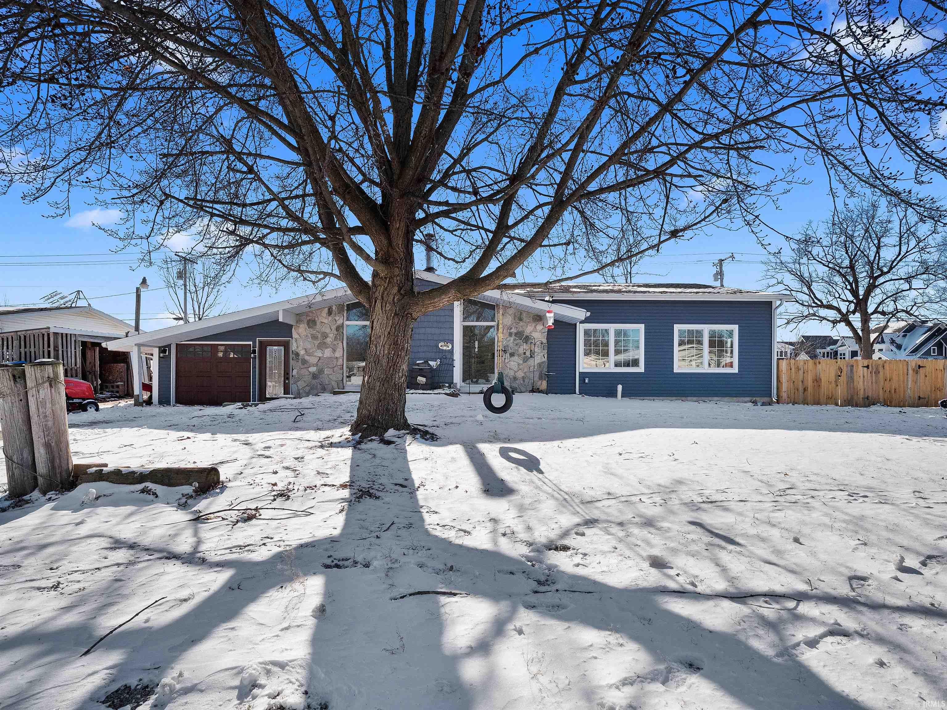 View of front of house with an attached garage