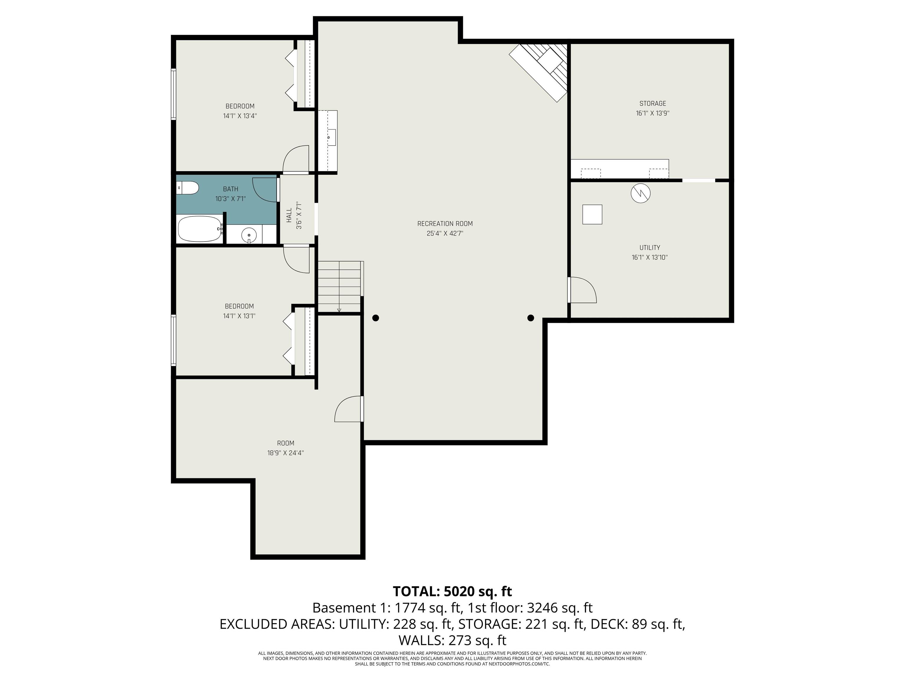 View of floor plan / room layout