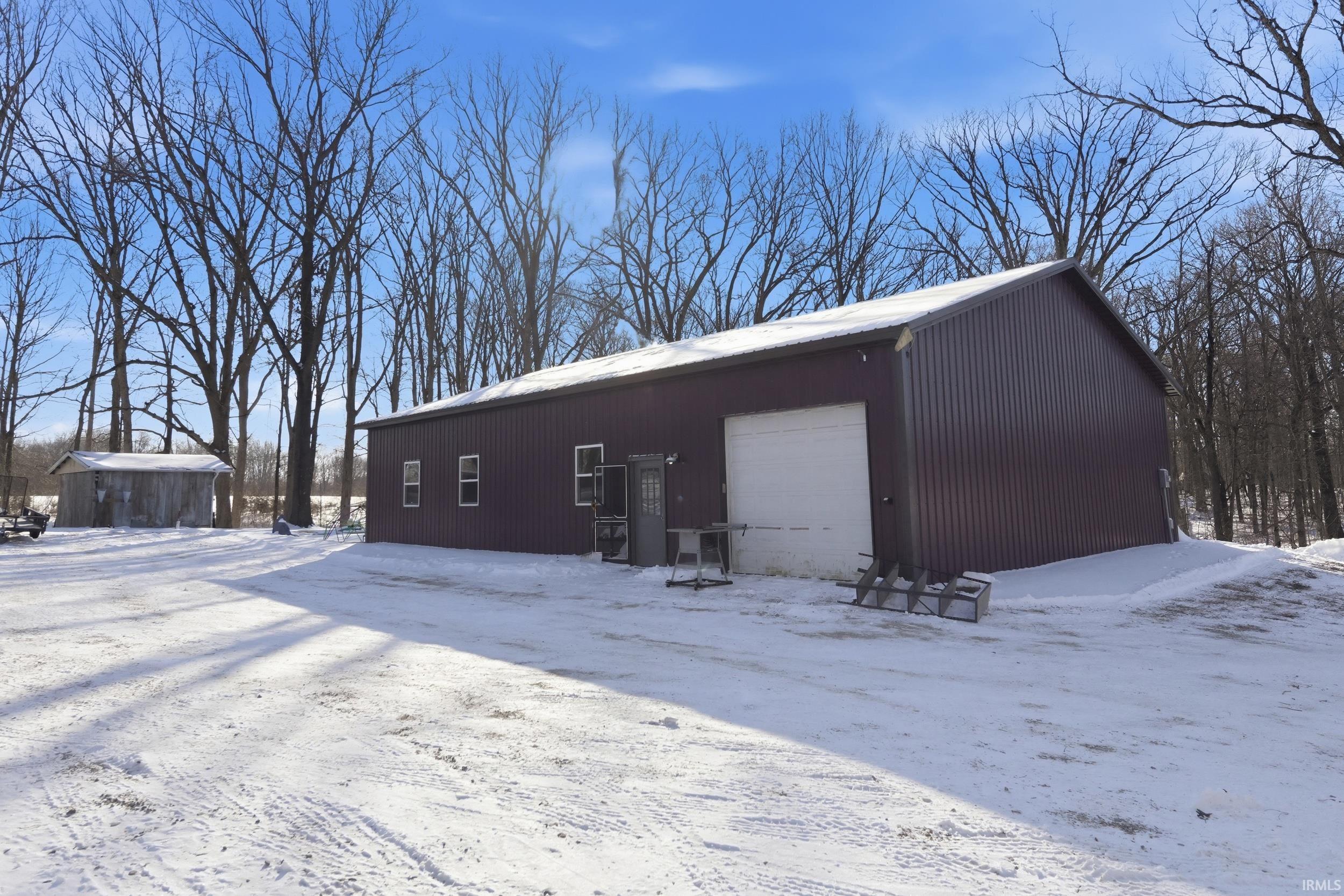View of snow covered structure