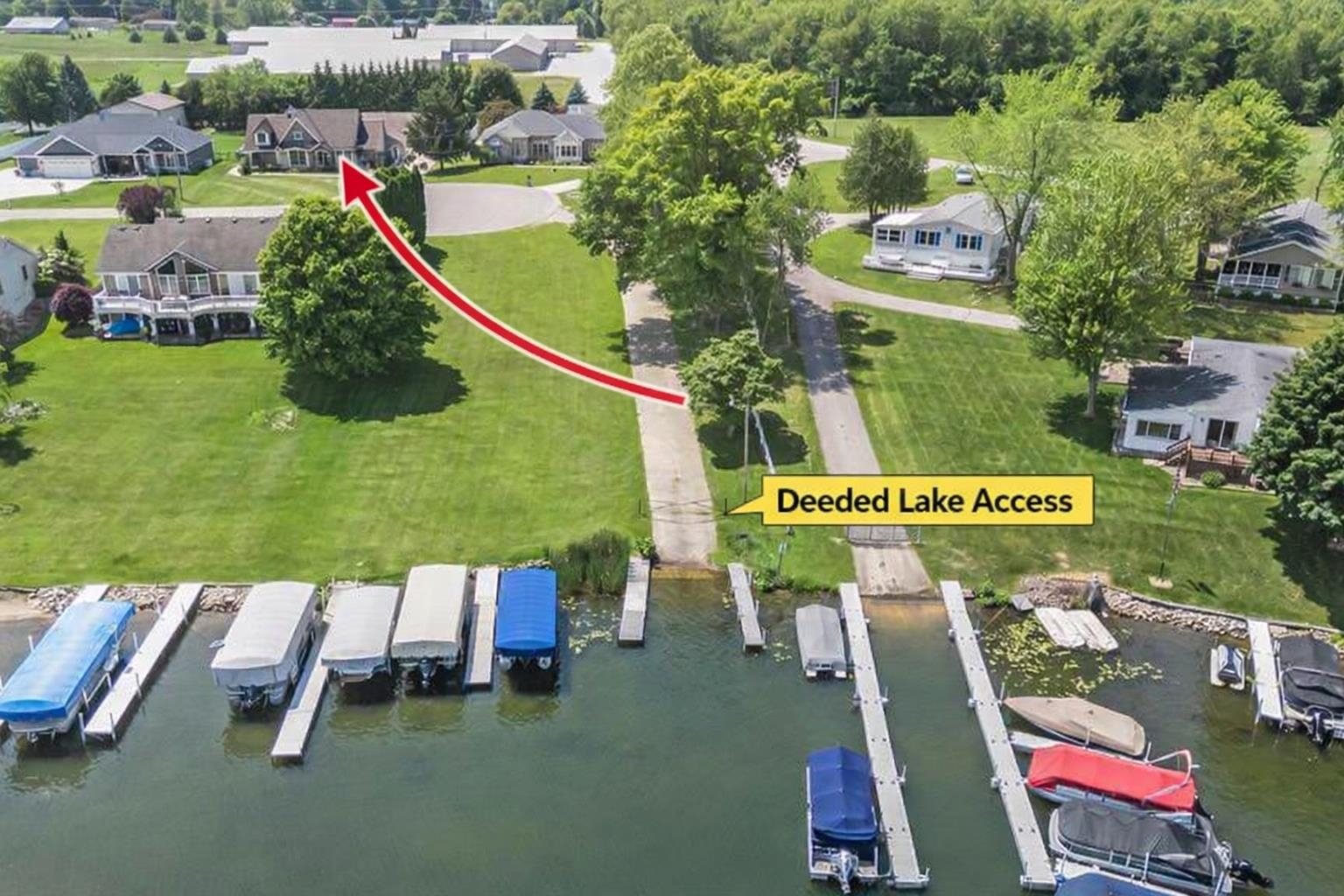 Lakefront community with deeded lake access