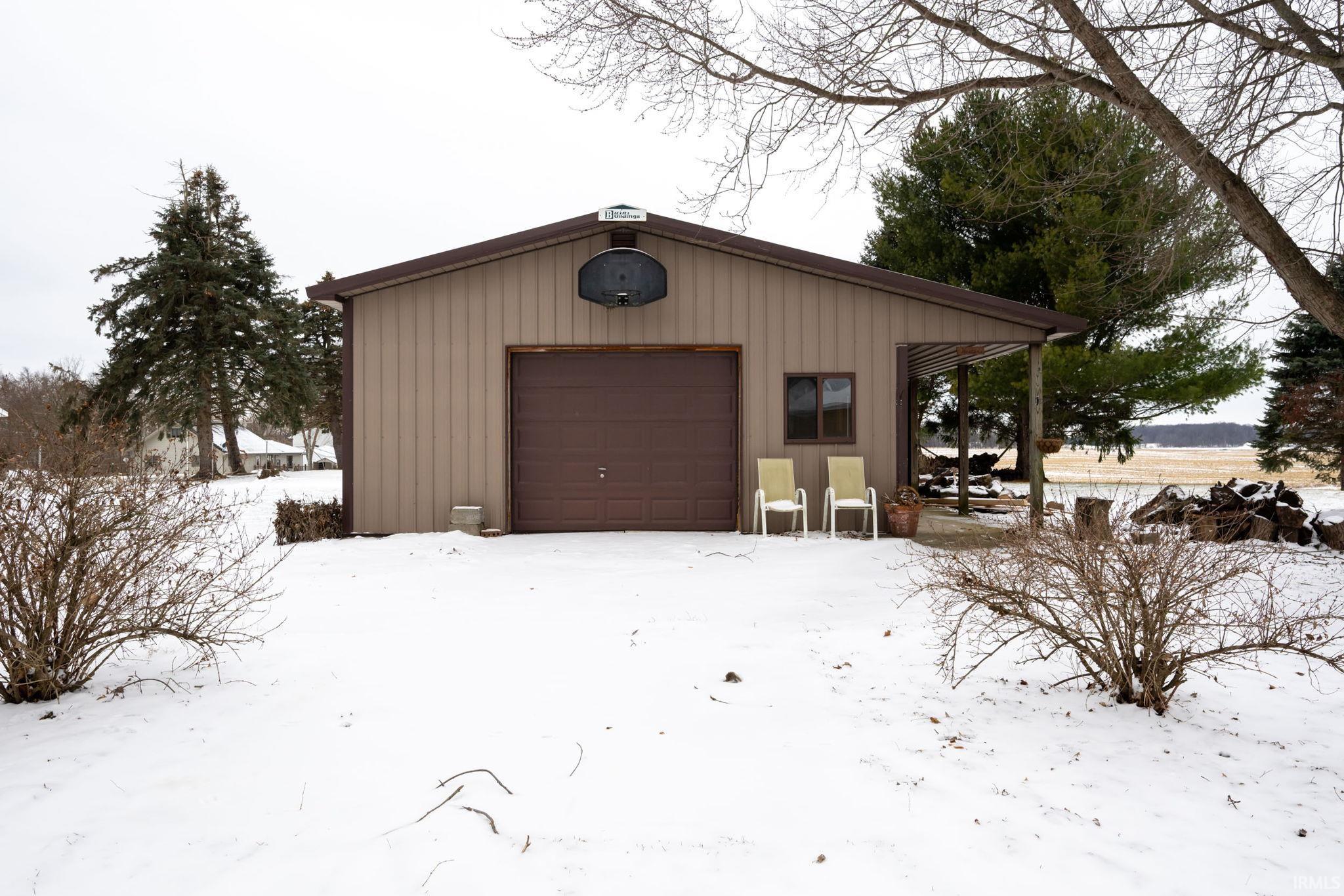 View of snow covered structure