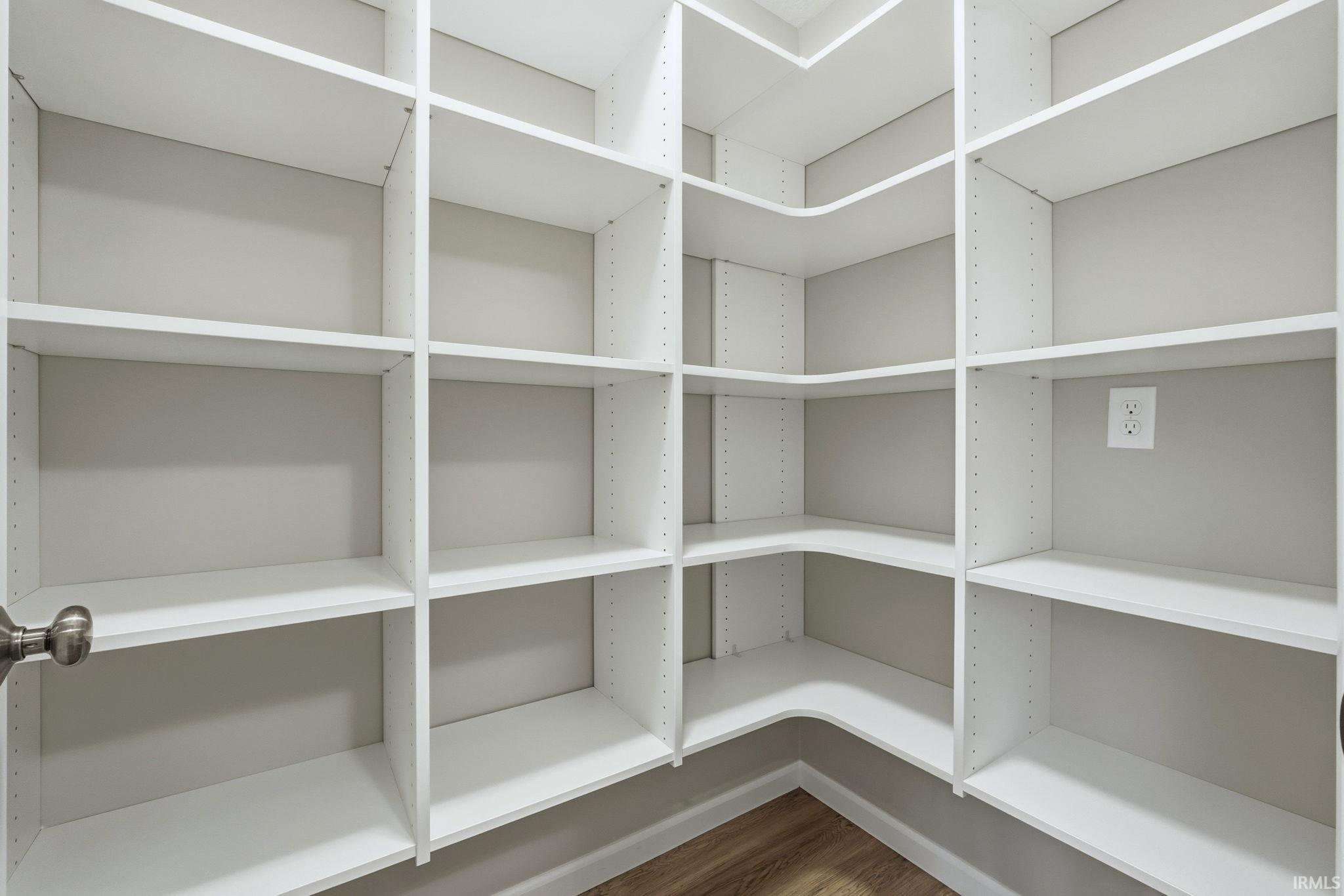 View of storage area