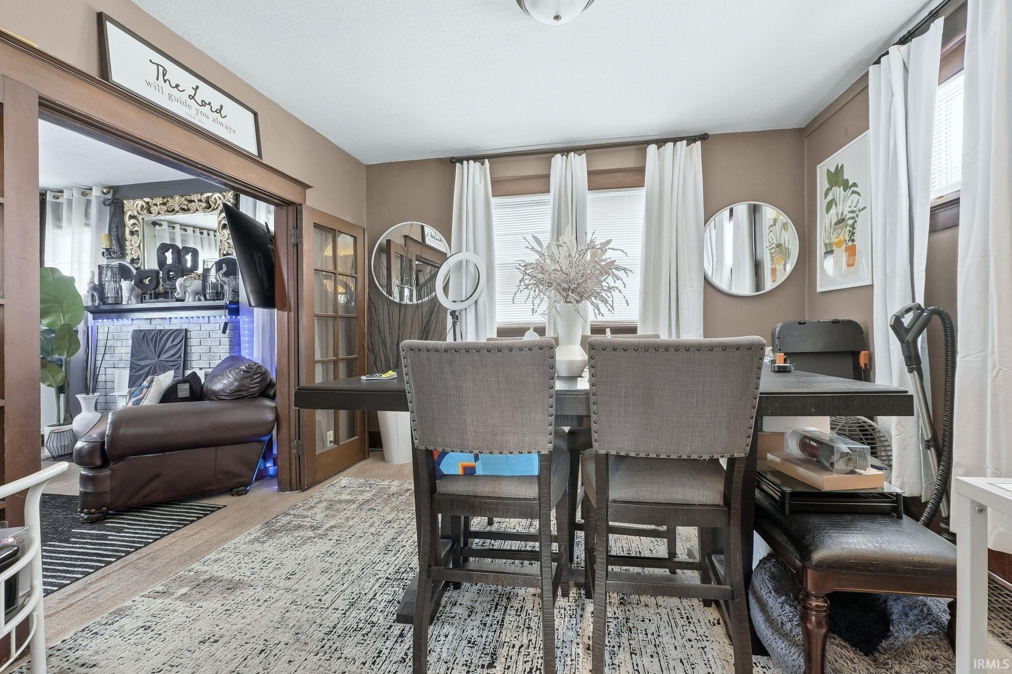 Dining space featuring healthy amount of natural light