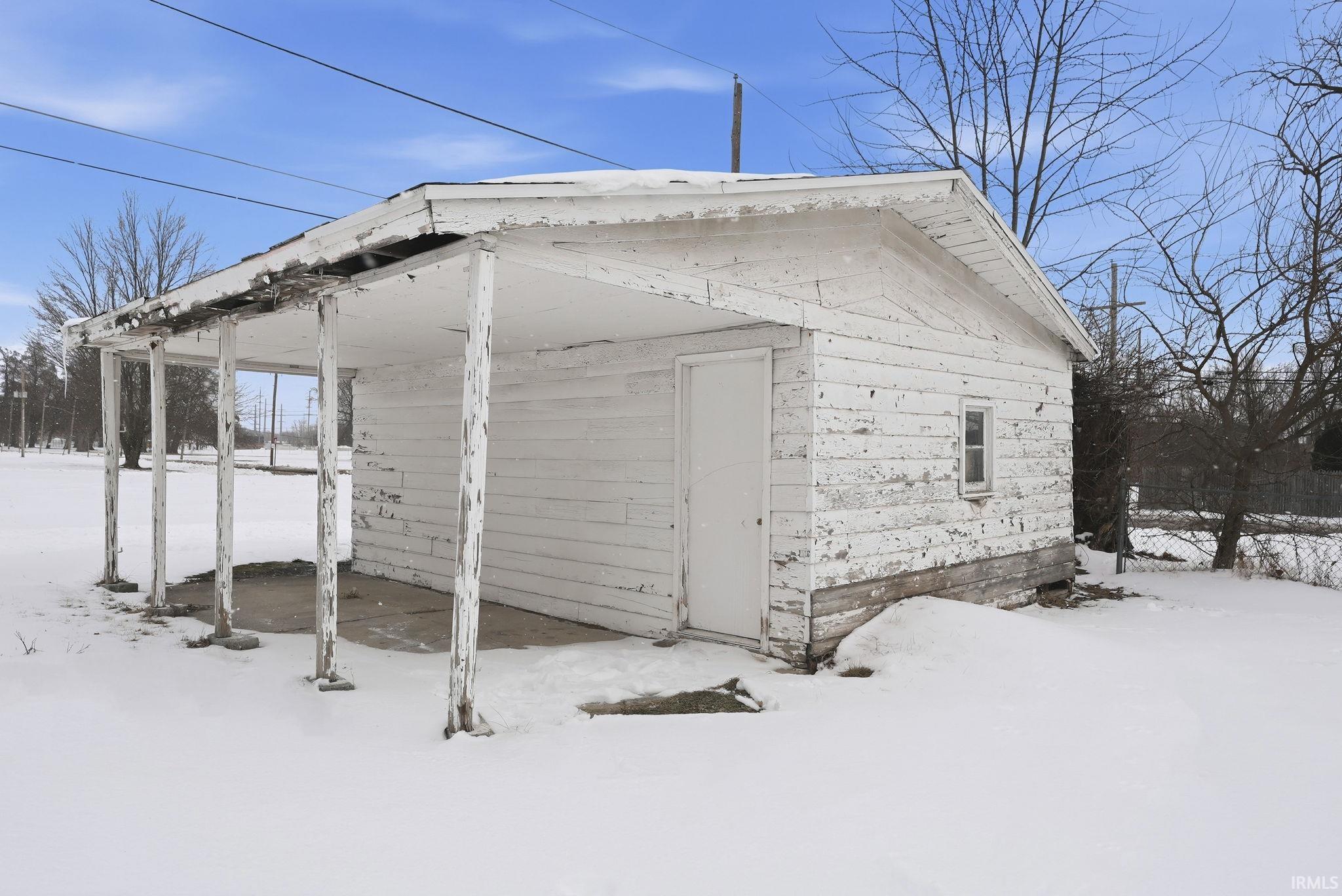 View of snow covered structure