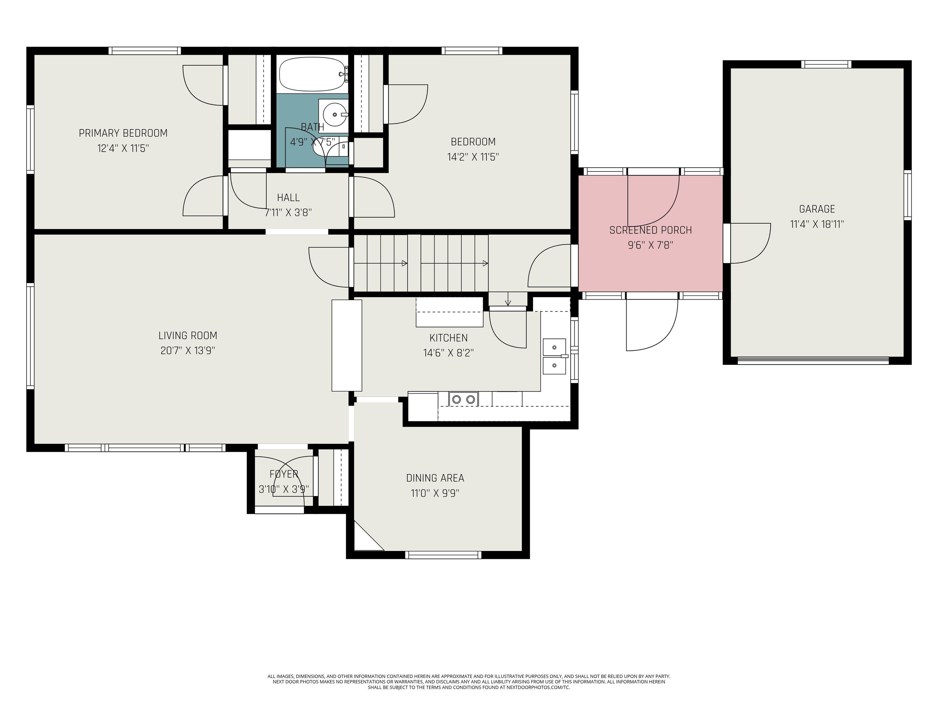 View of room layout