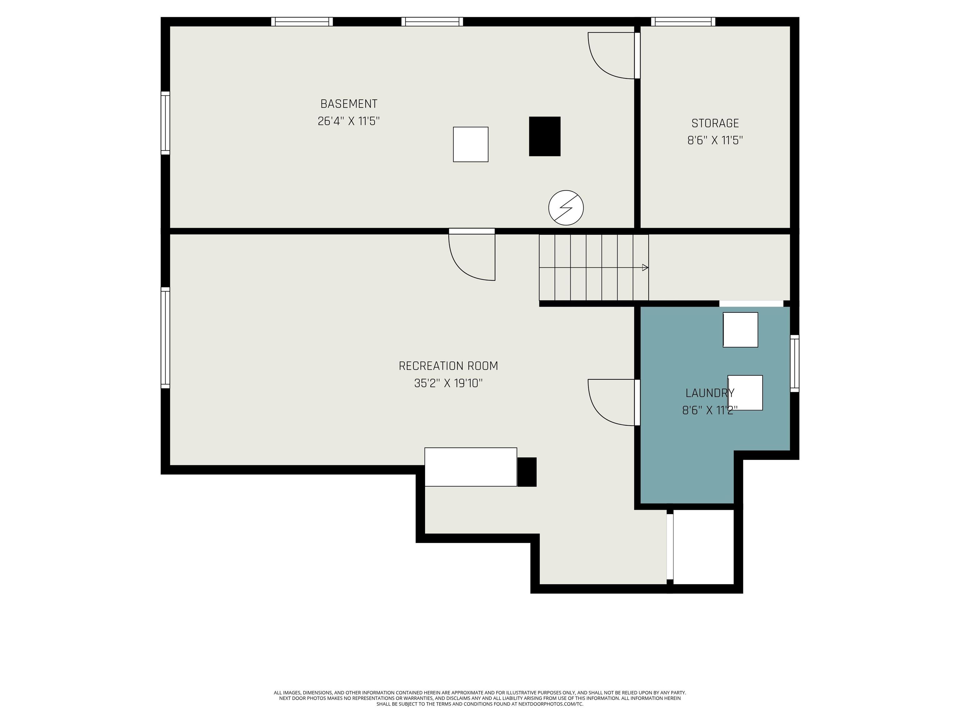 View of room layout