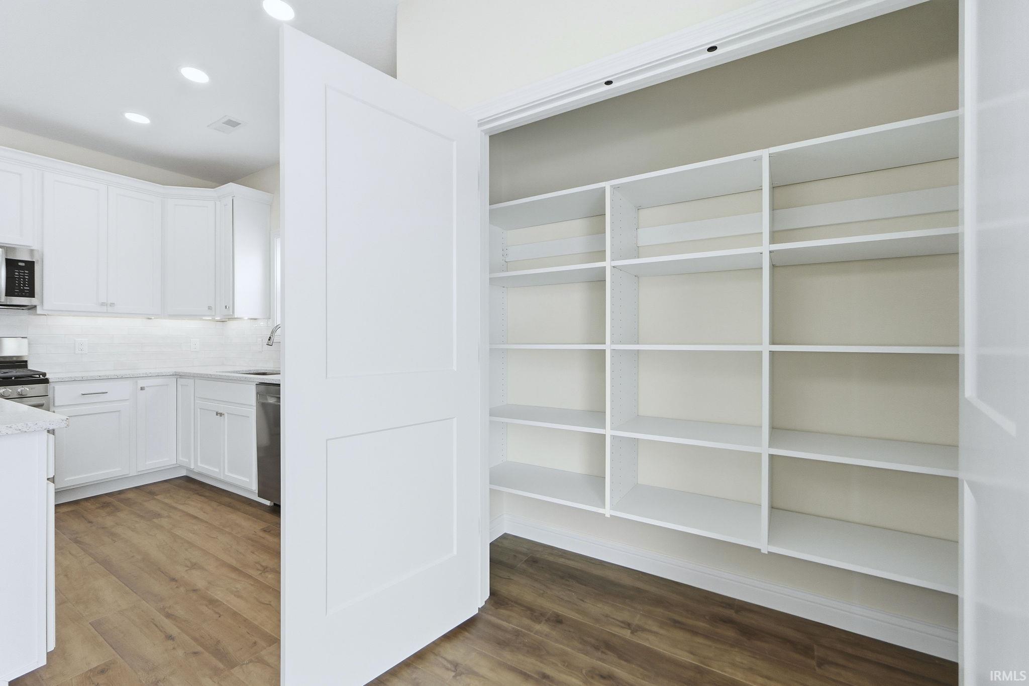 Storage area featuring a sink