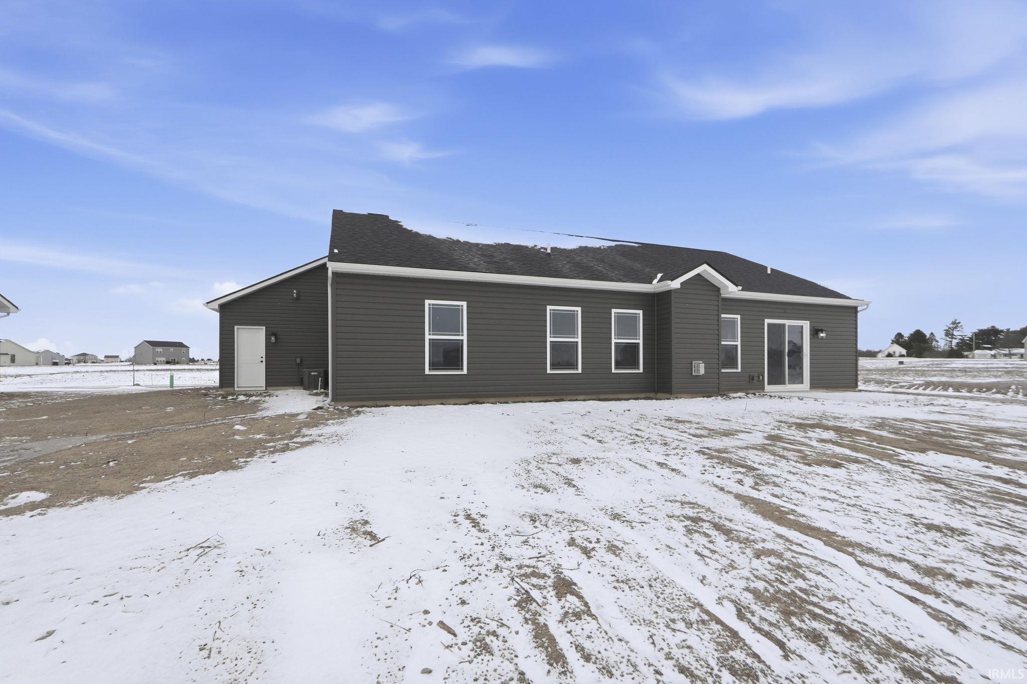 Snow covered property
