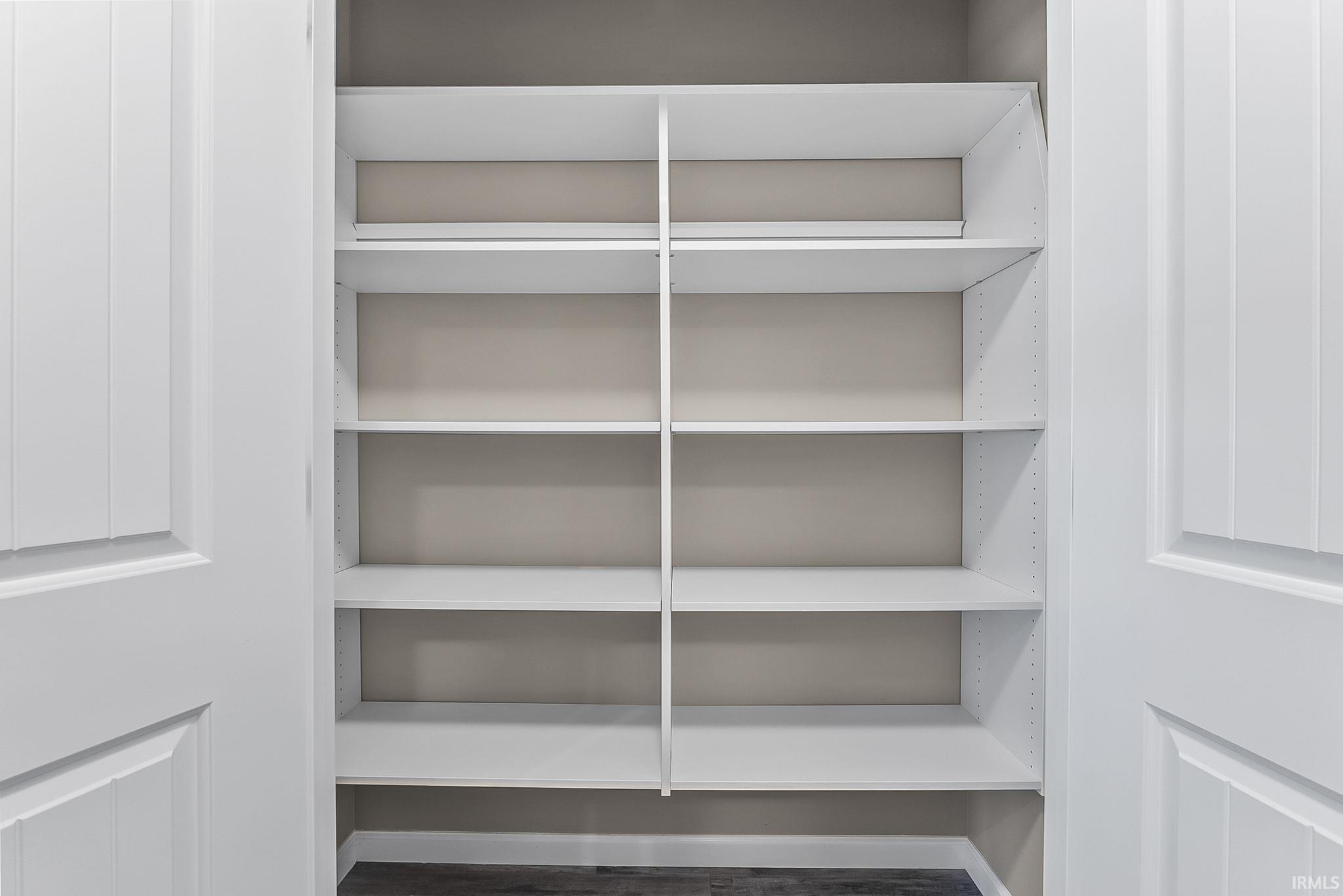 View of closet