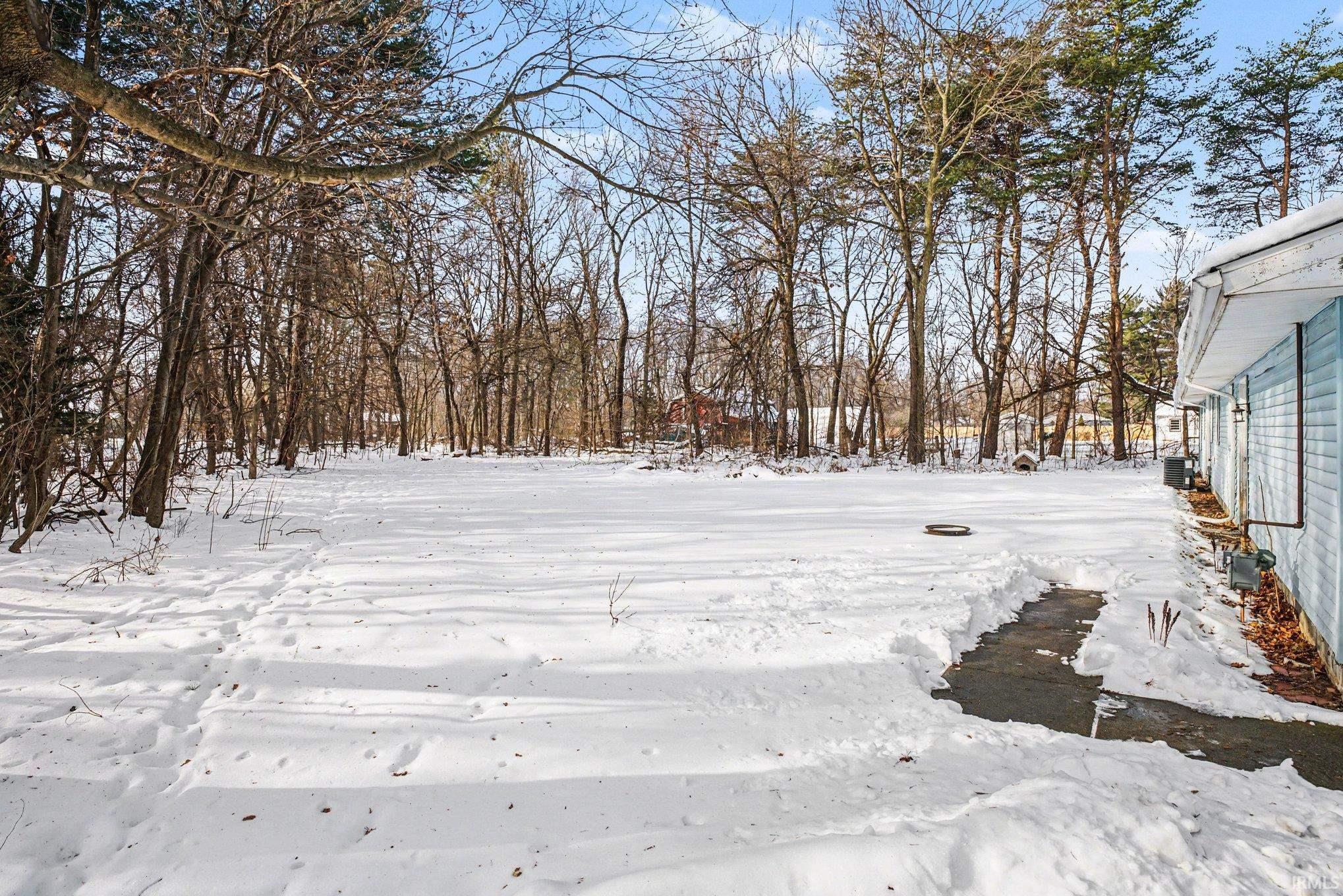 View of snowy yard