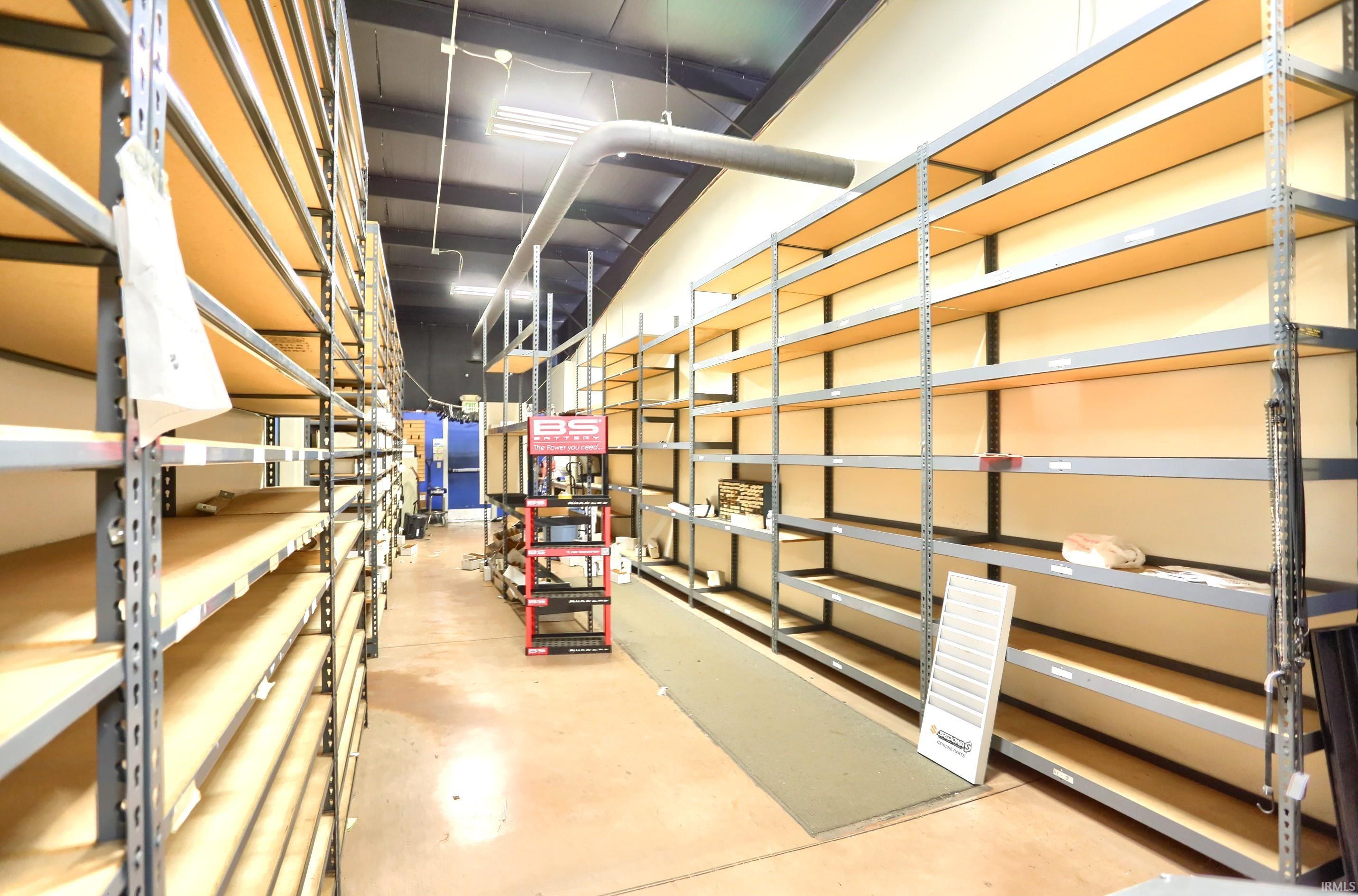 View of storage room